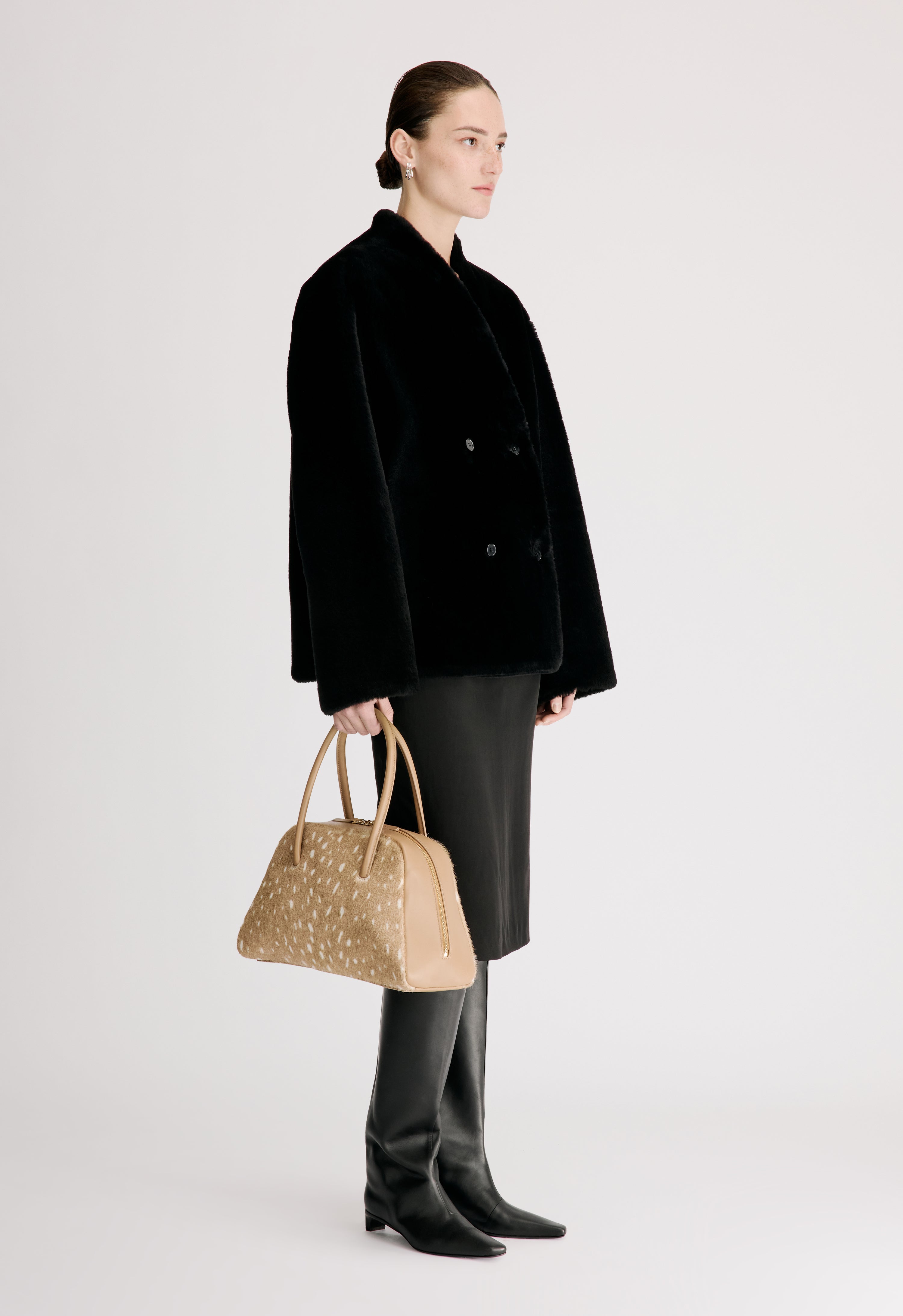 CATHERINE Reversible merino shearling jacket
