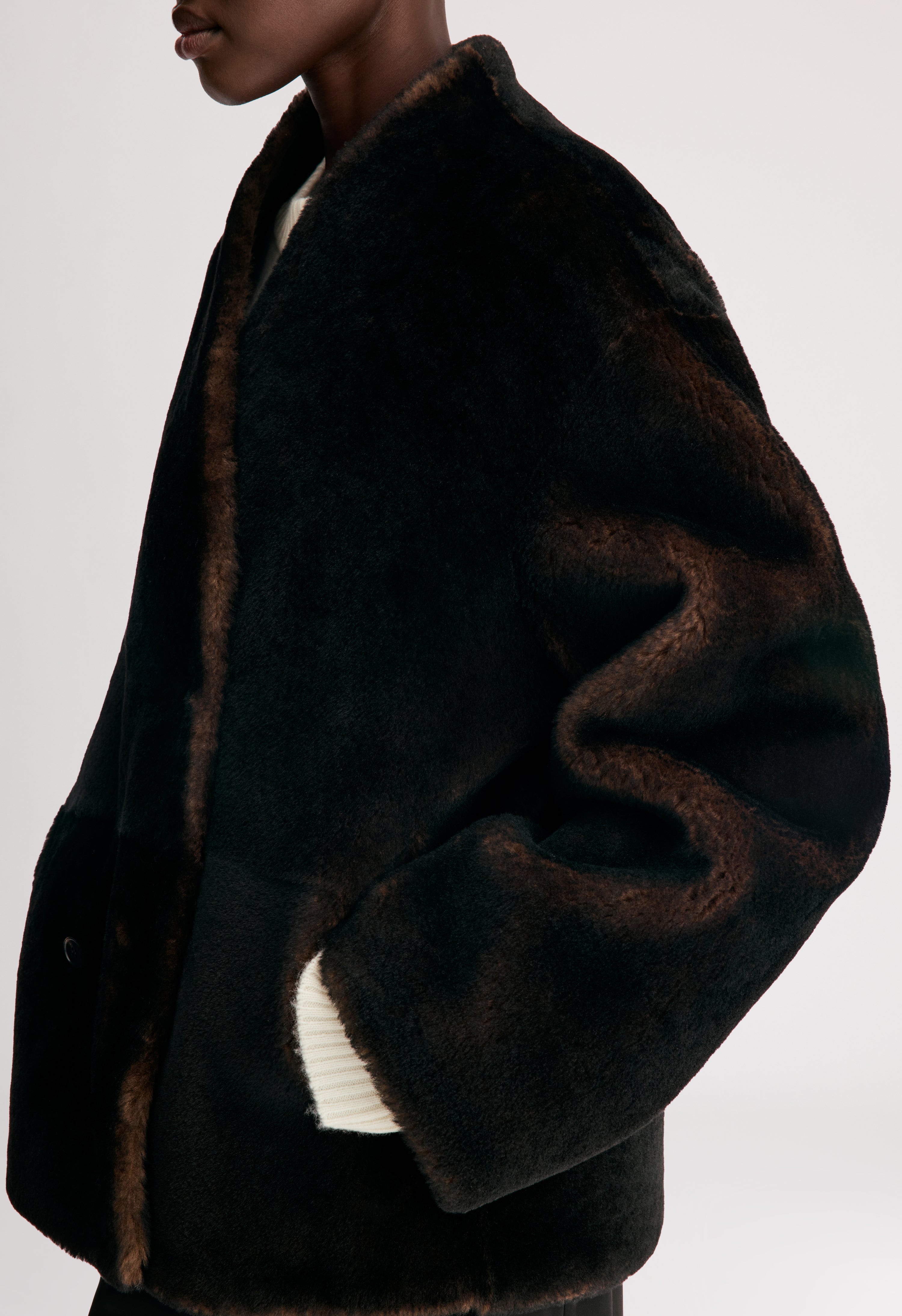 CATHERINE Reversible merino shearling jacket