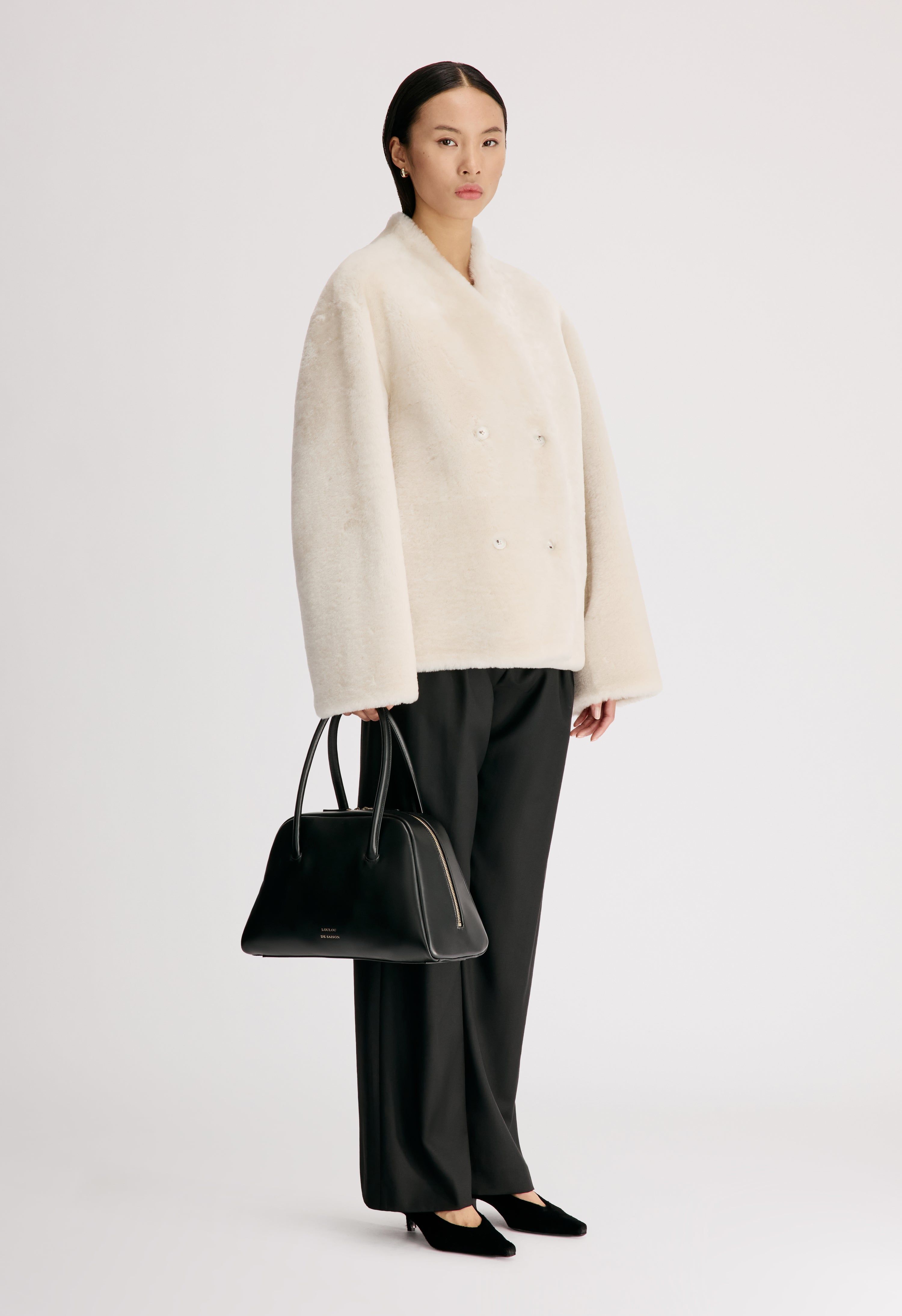 CATHERINE Reversible merino shearling jacket