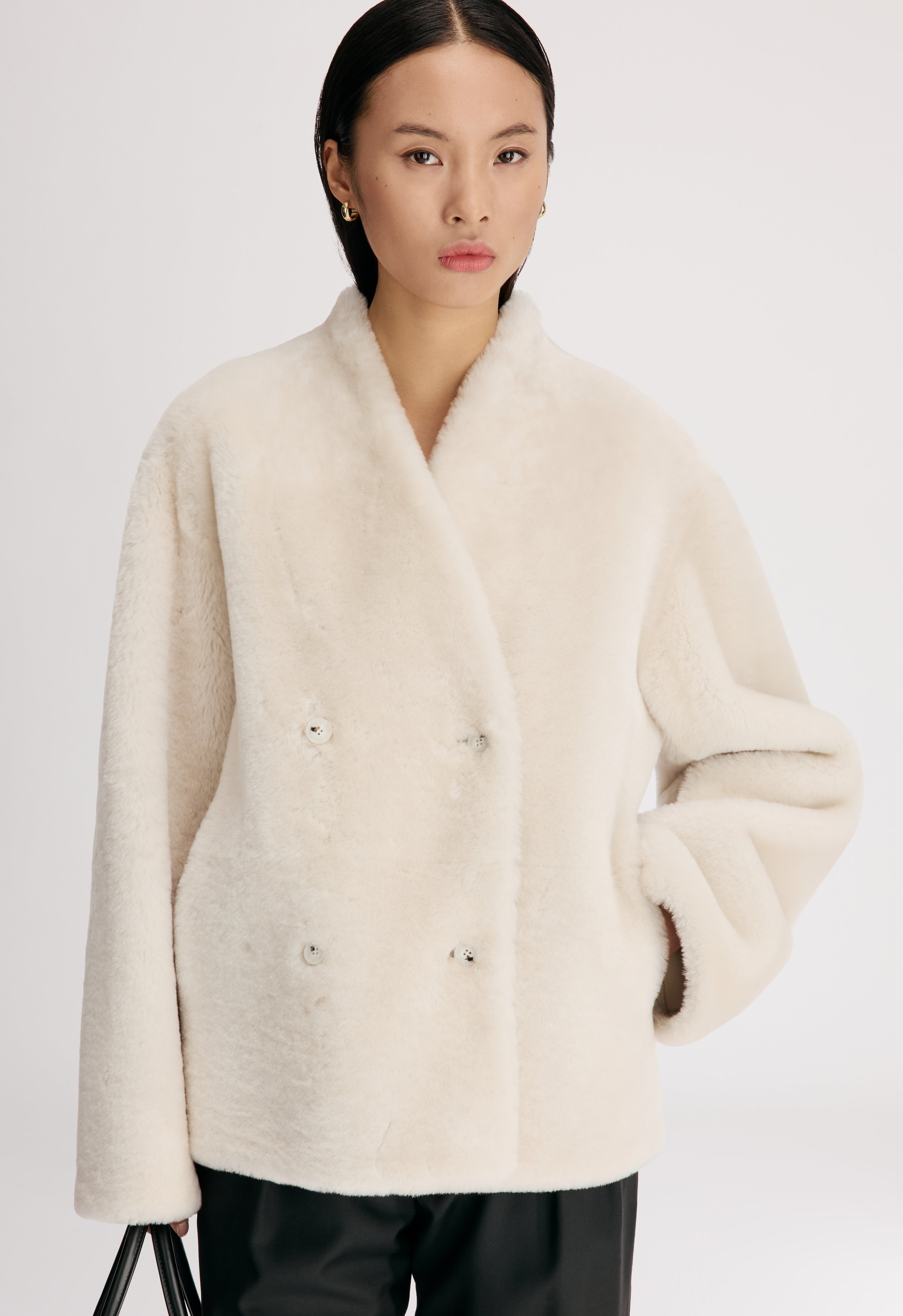 CATHERINE Reversible merino shearling jacket