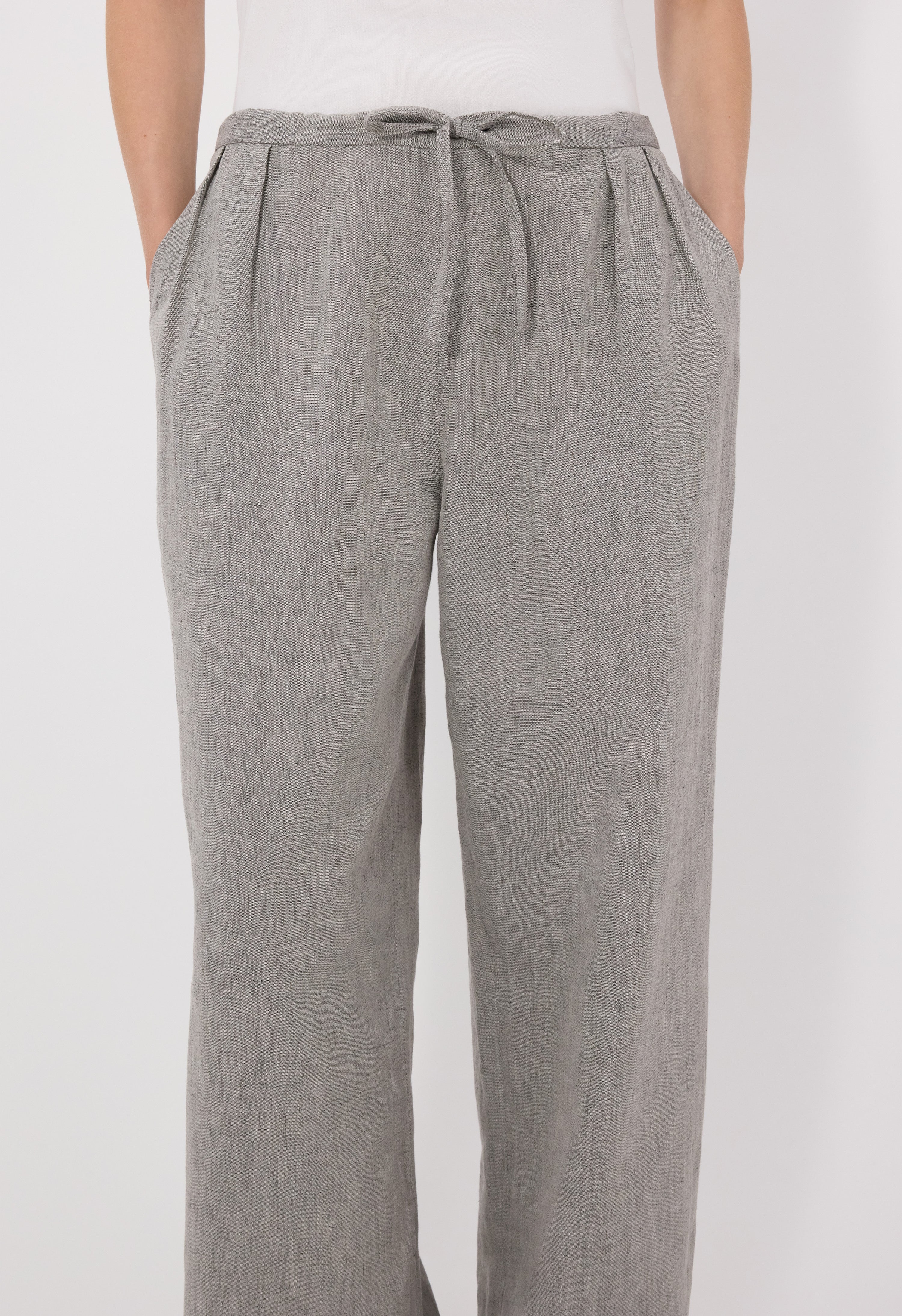 CLARK Pleated trousers