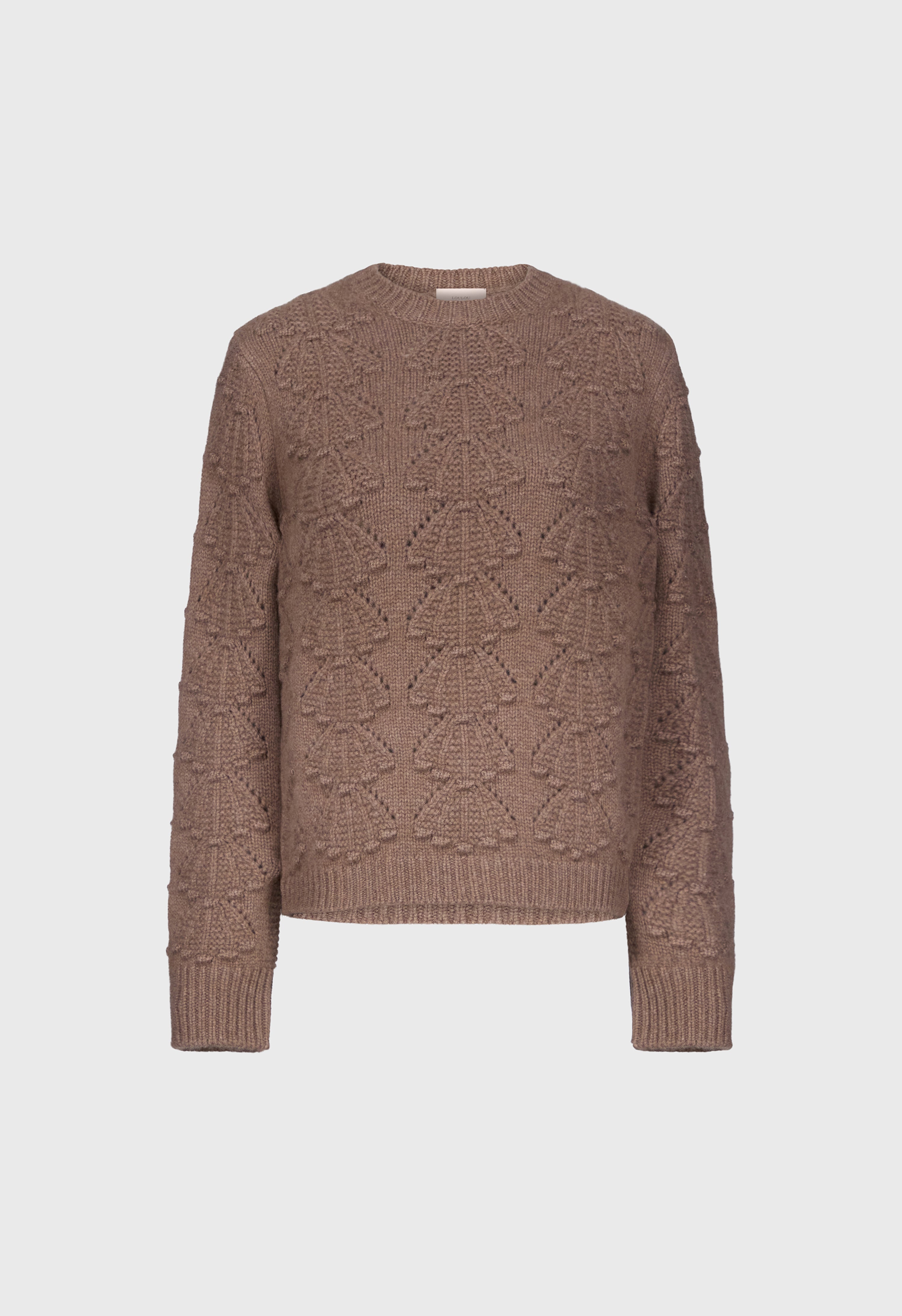 CLYDE Cashmere crochet sweater