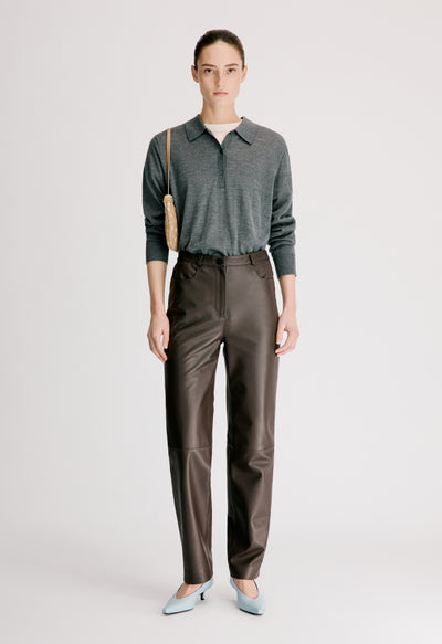 COBE LDS Pantalon en cuir