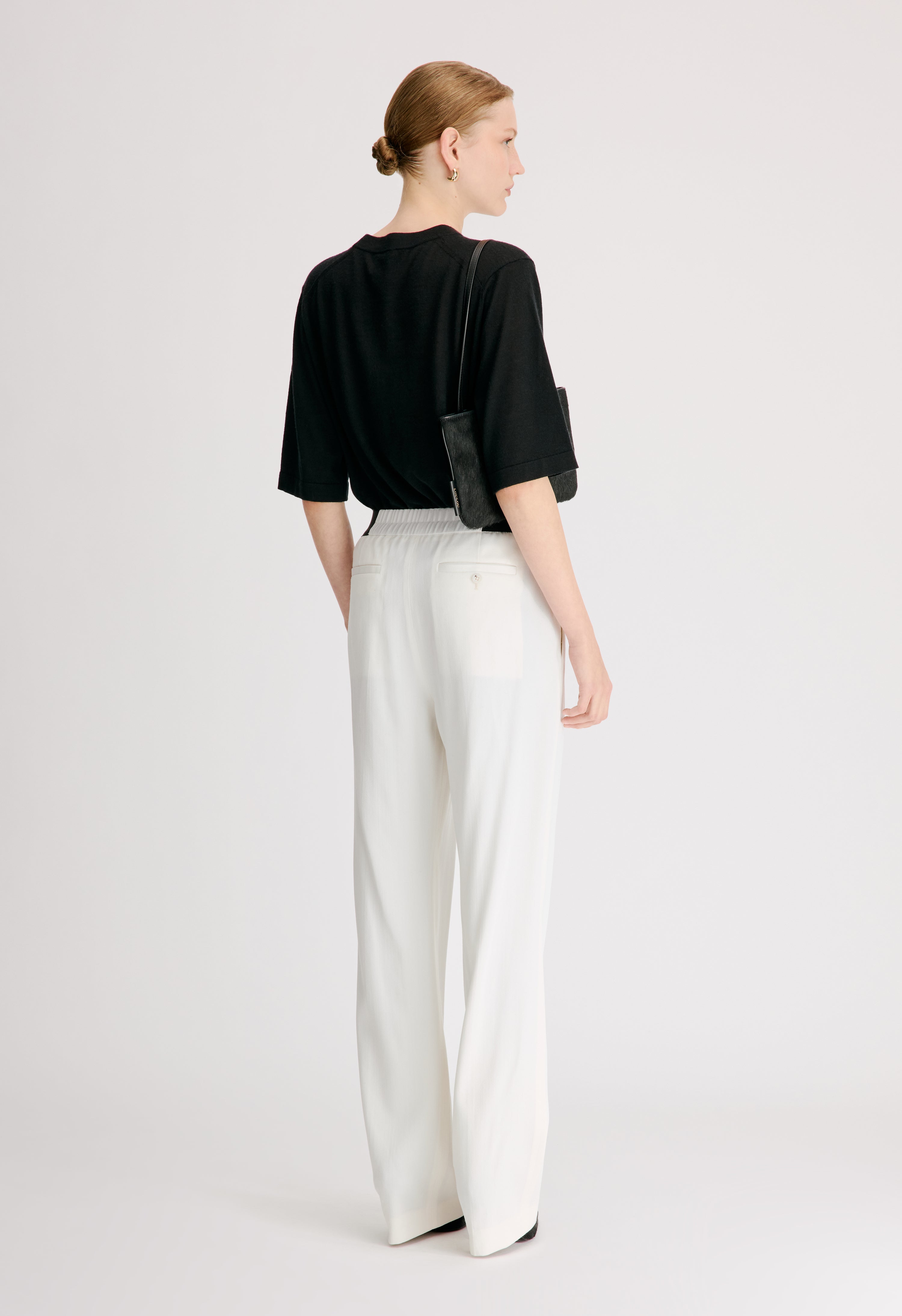 DAN Elastic waistband trousers
