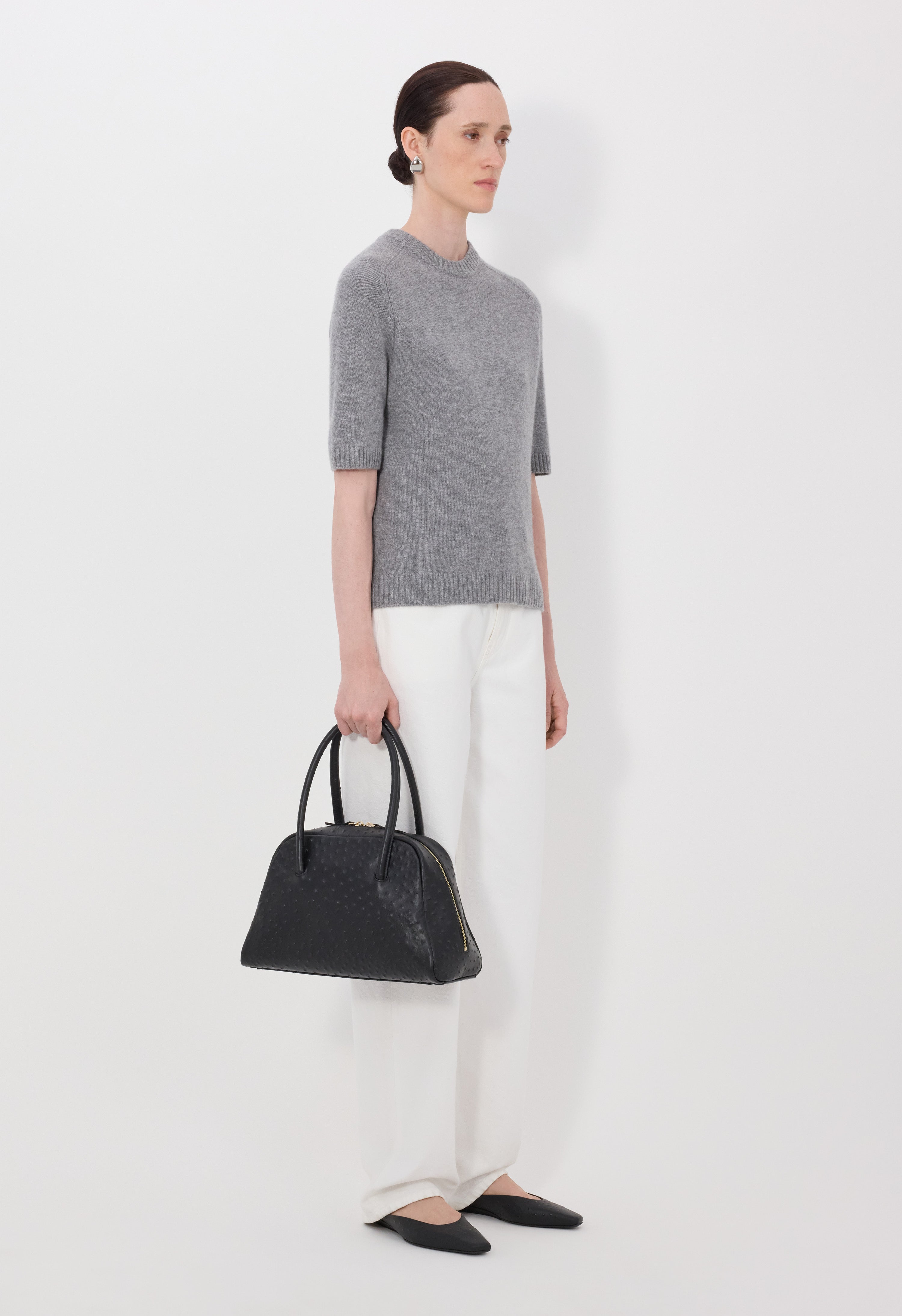 DARA Haut à manches courtes en cachemire