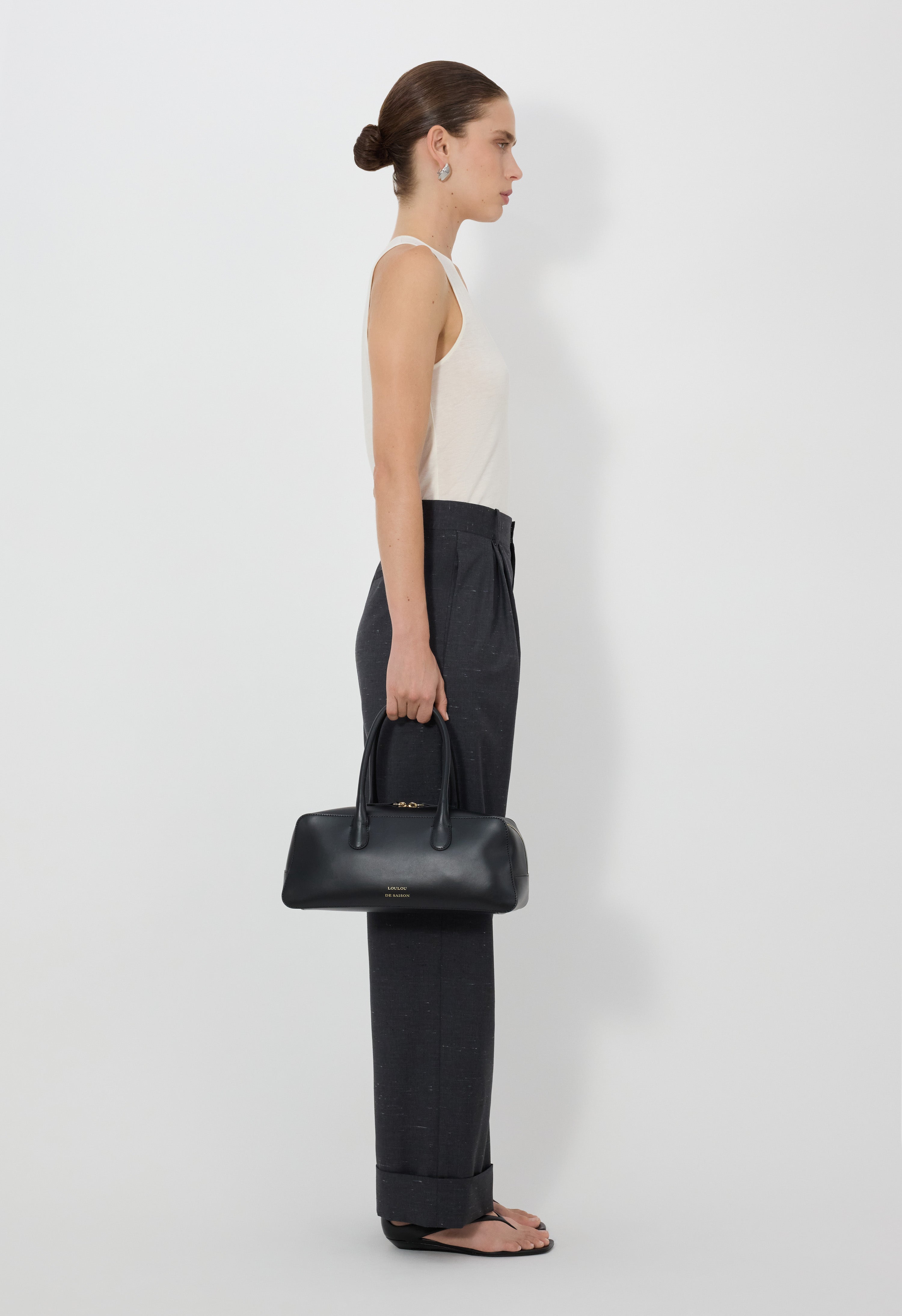 DAVY Pantalon oversize à plis