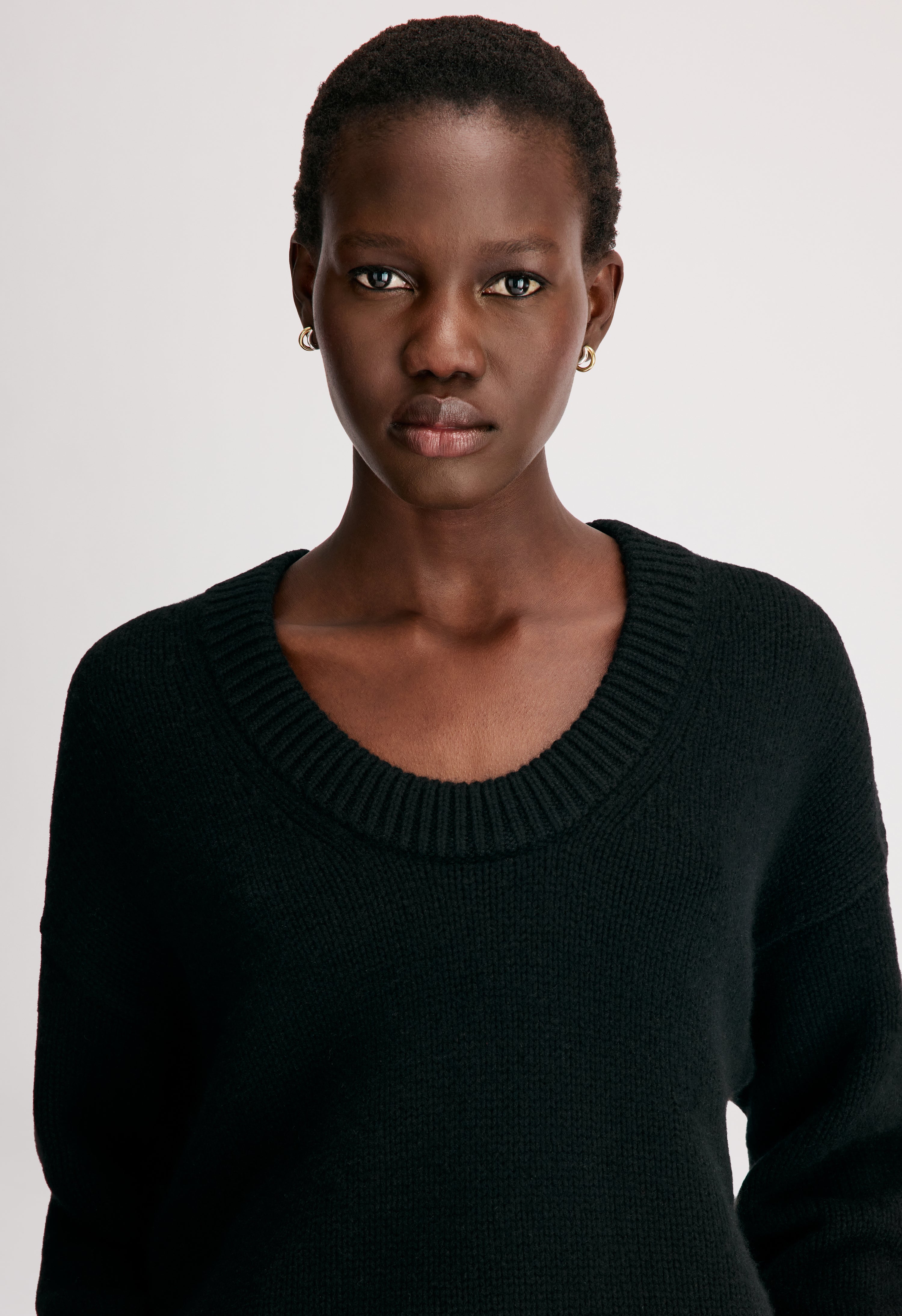 DERRY LDS U neck cashmere sweater