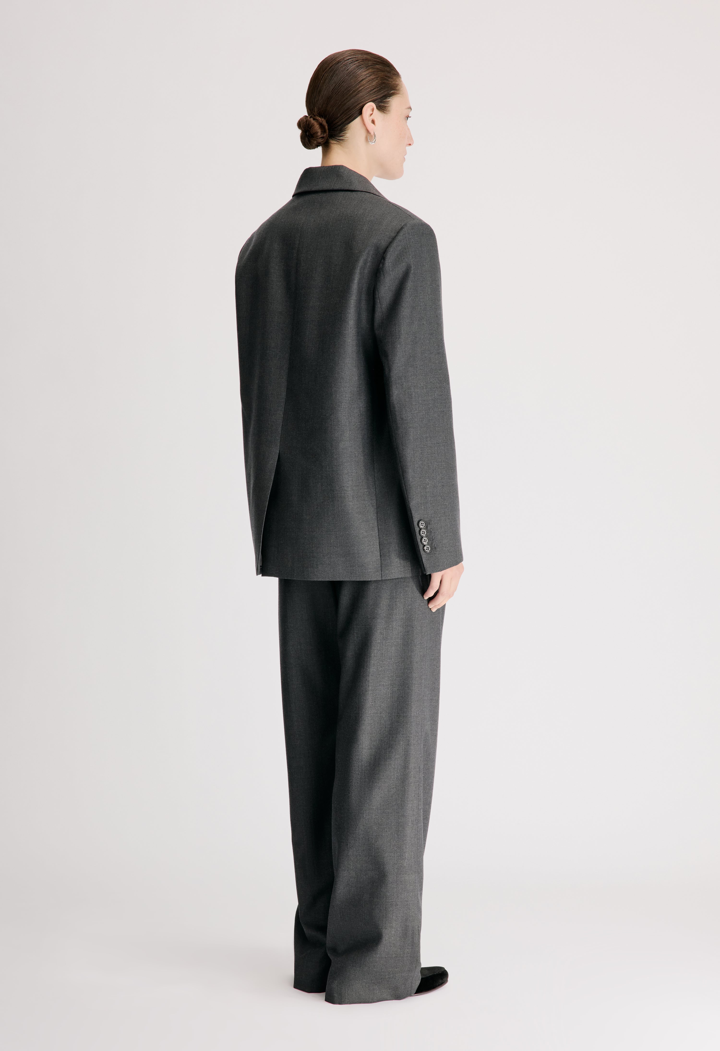 DONAU LDS Double breasted virgin wool jacket