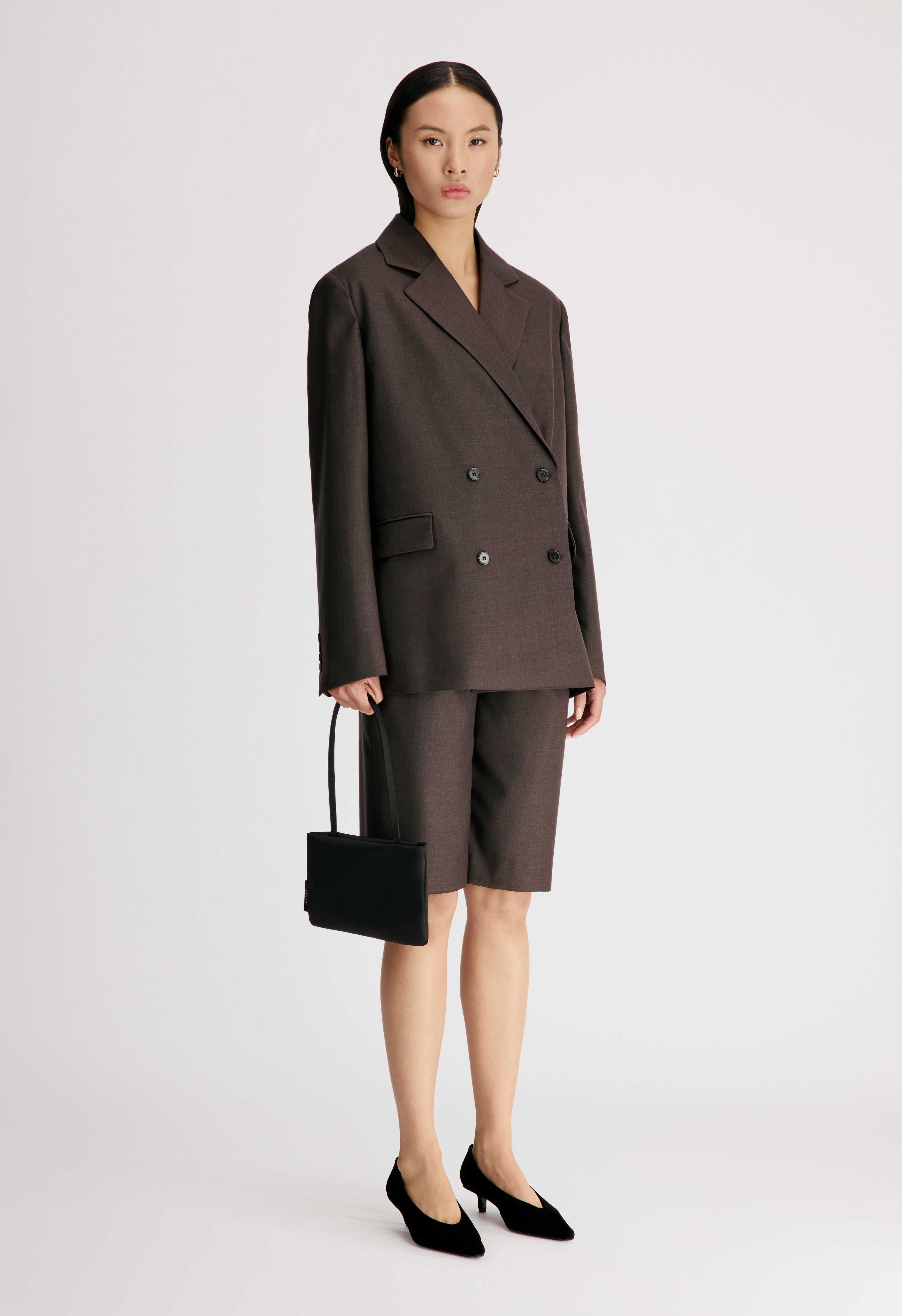 DONAU LDS Double breasted virgin wool jacket