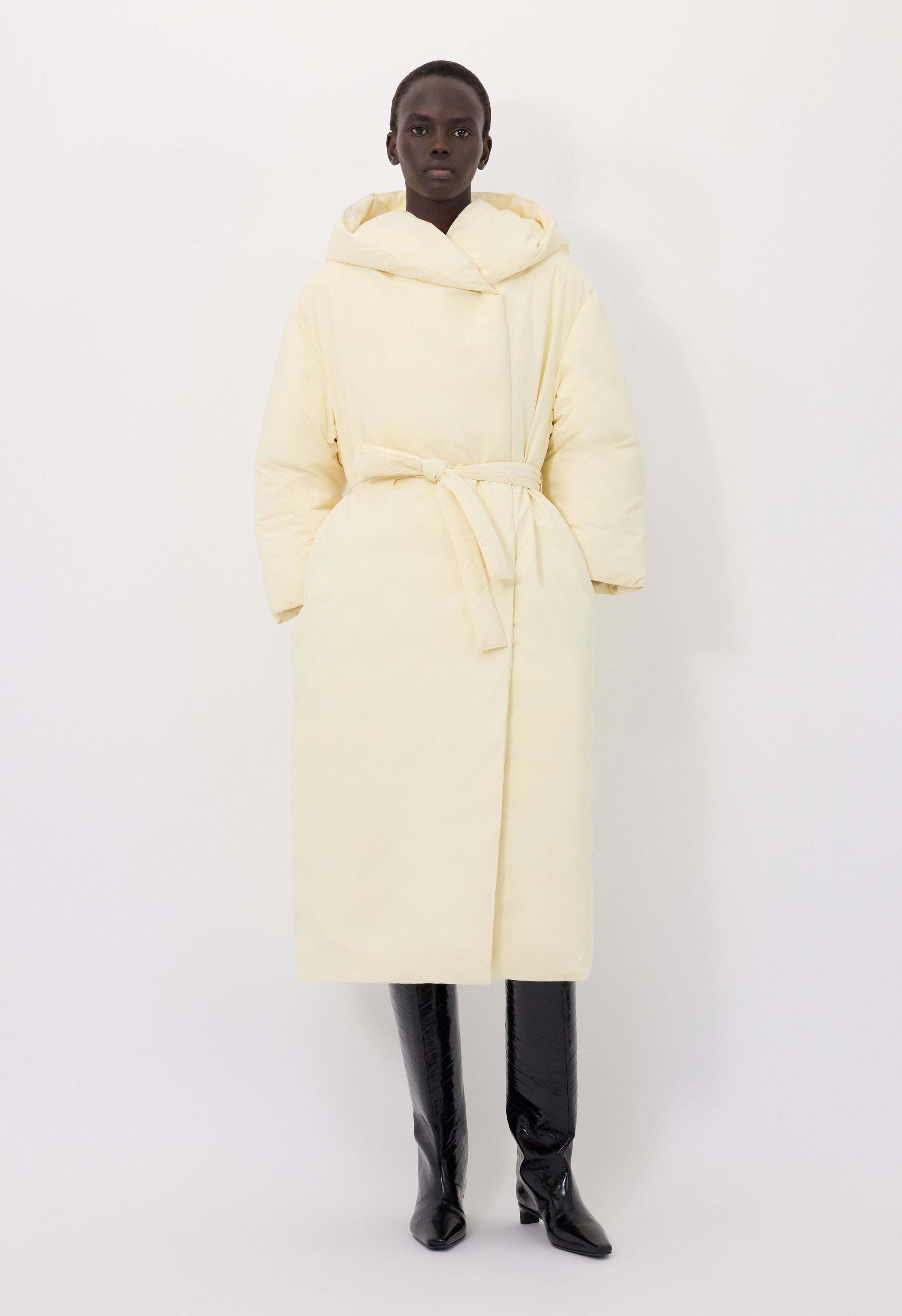 DORIS LDS Long quilted coat