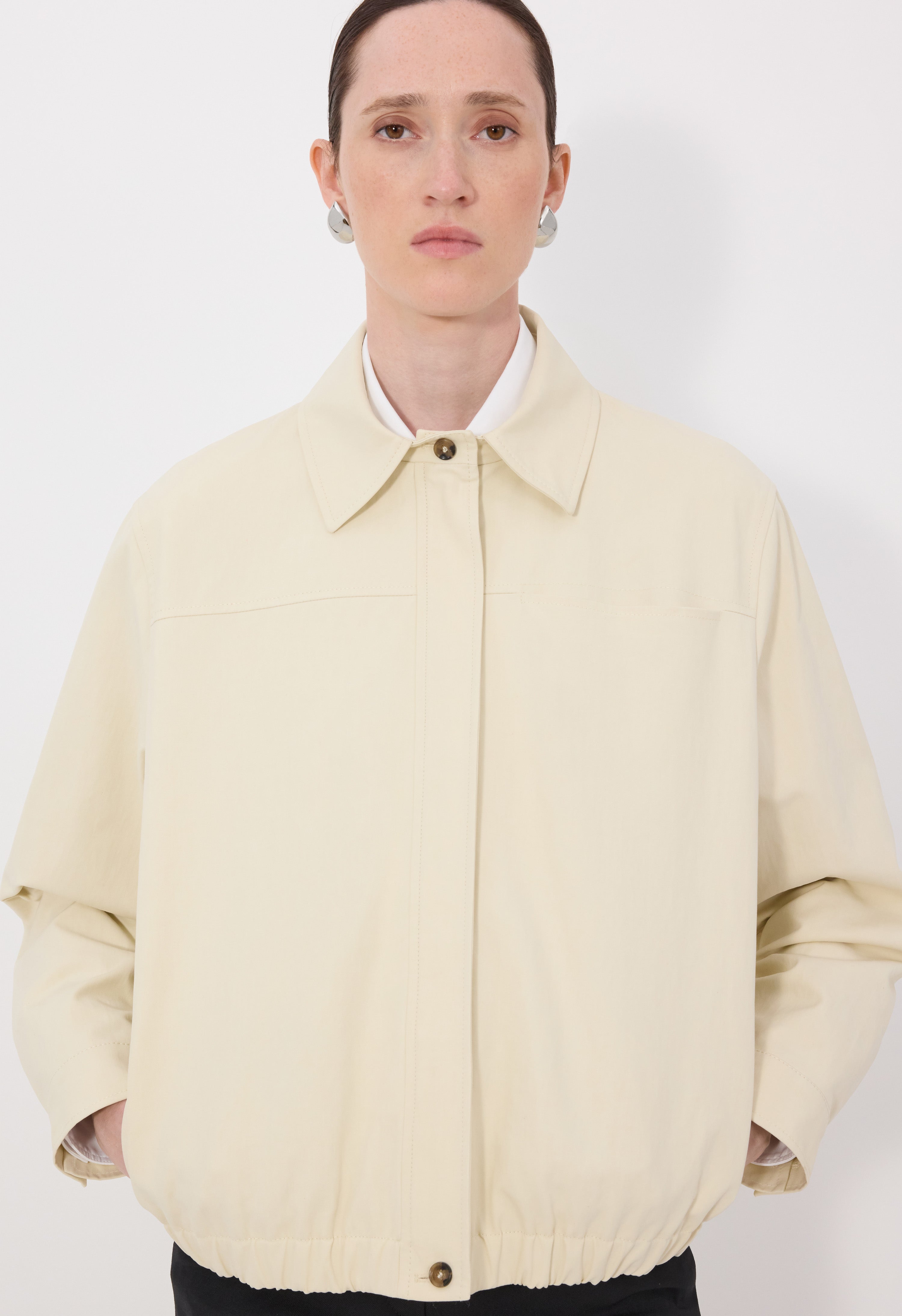 DREW Cotton gabardine windbreaker