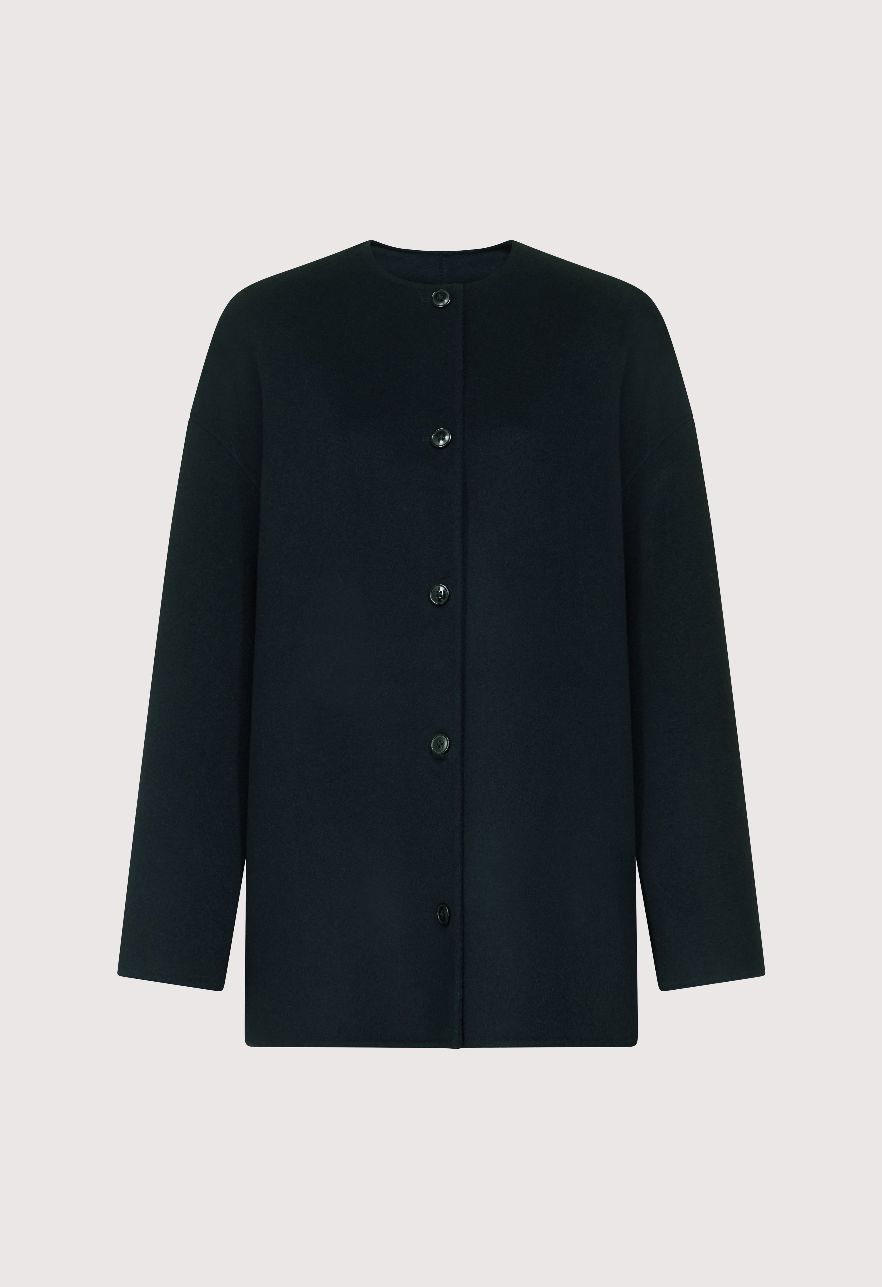DUNNE LDS Oval-shaped short coat