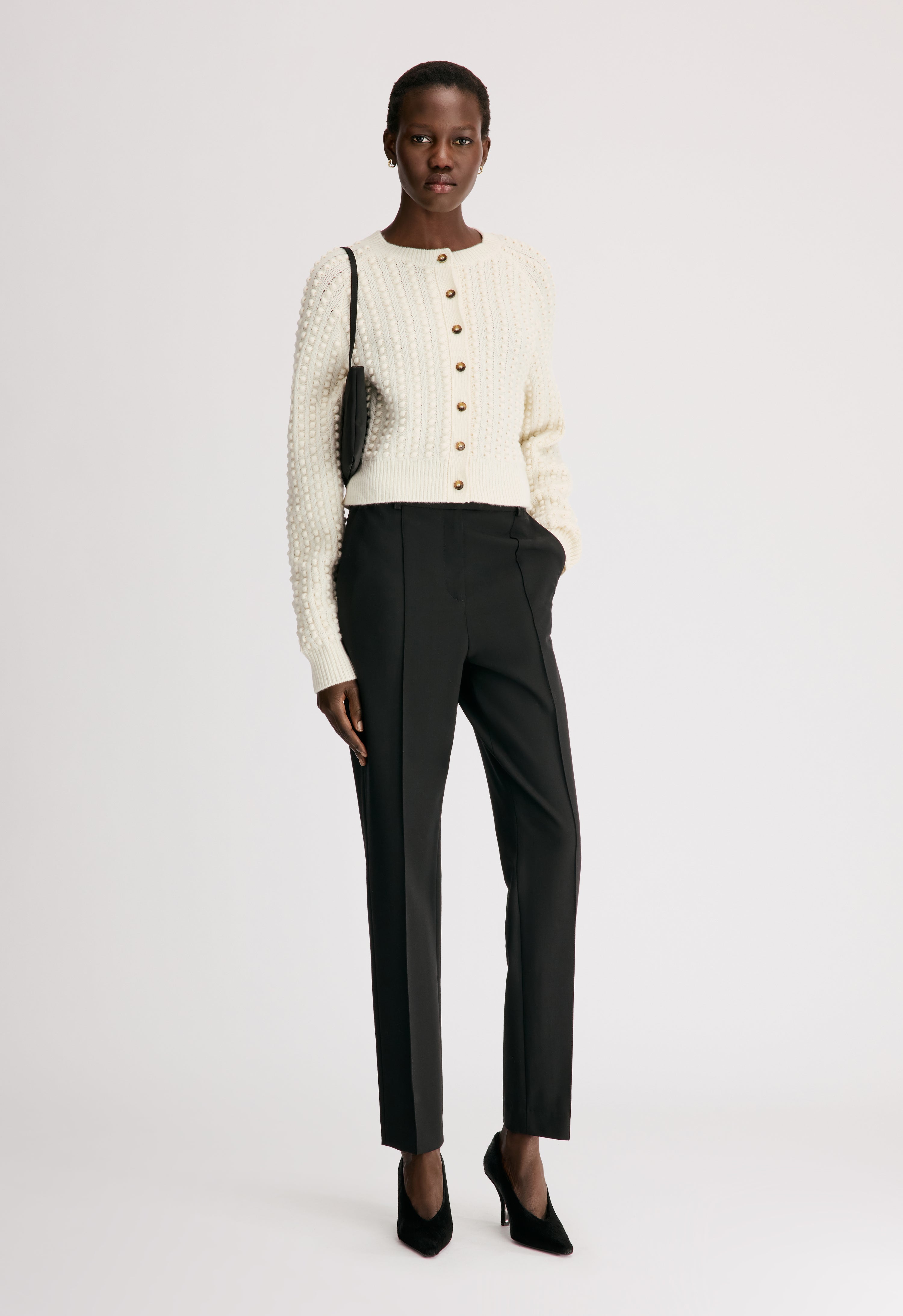EDIE Bubble stitch cardigan