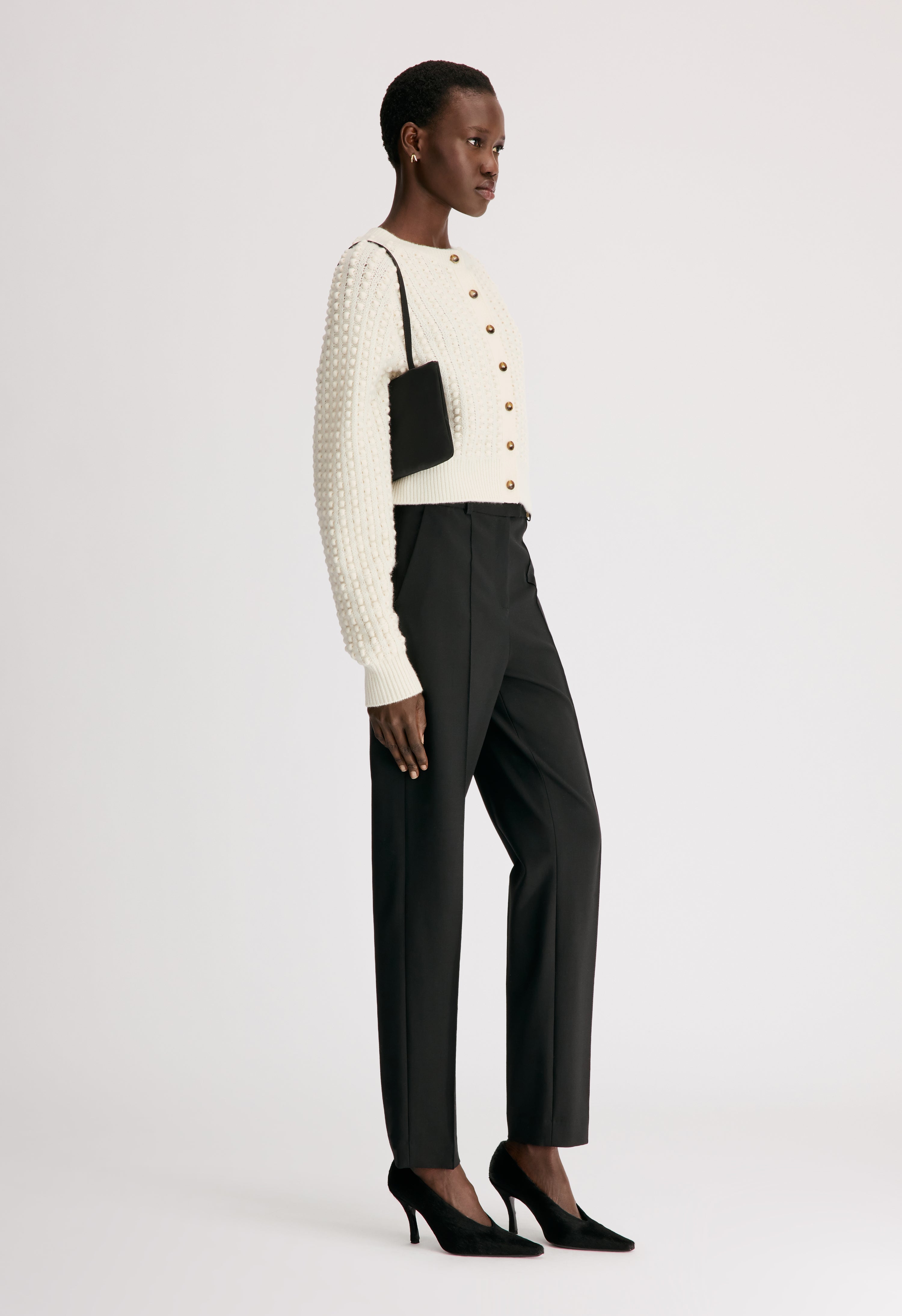 EDIE Bubble stitch cardigan