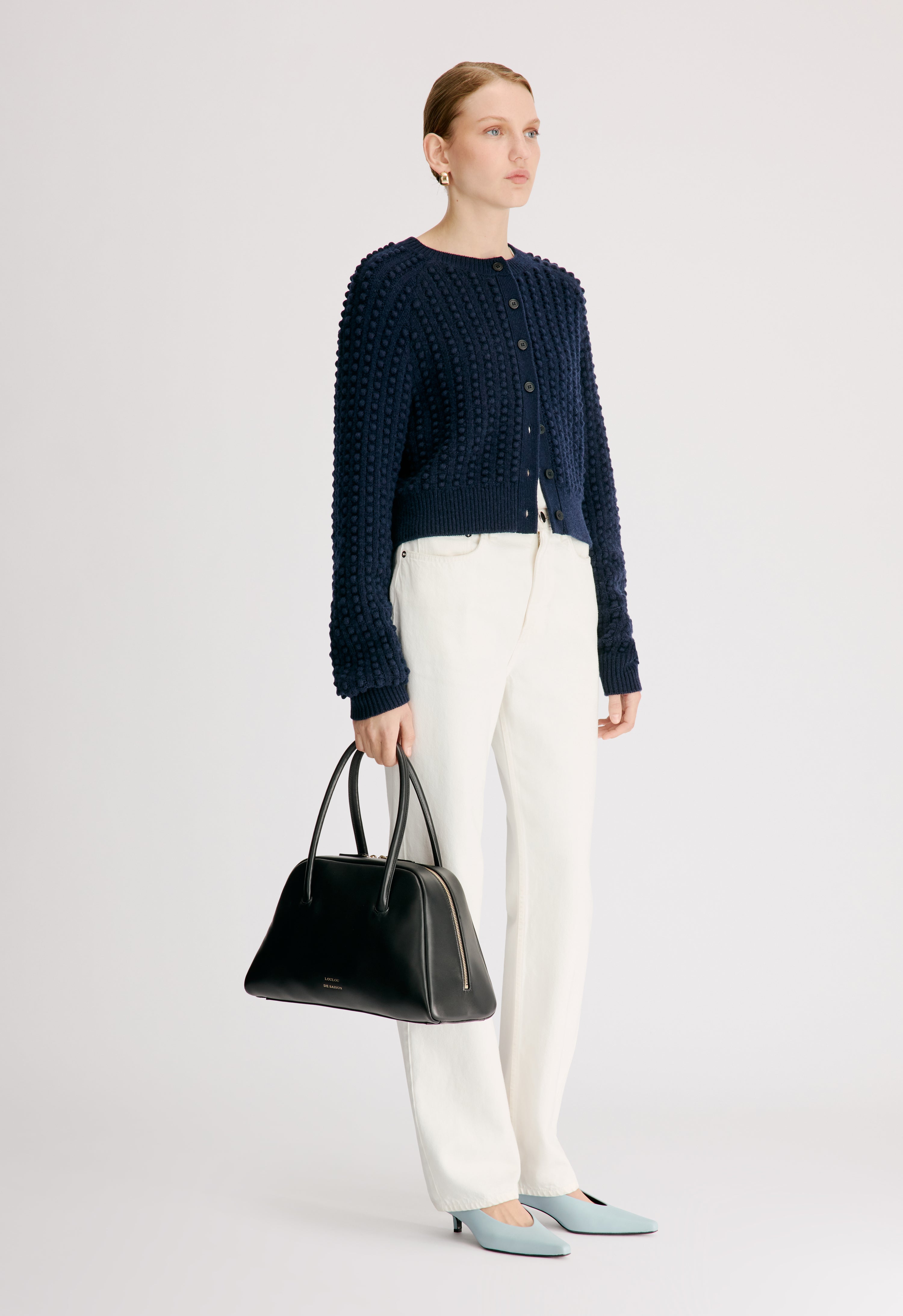 EDIE Bubble stitch cardigan