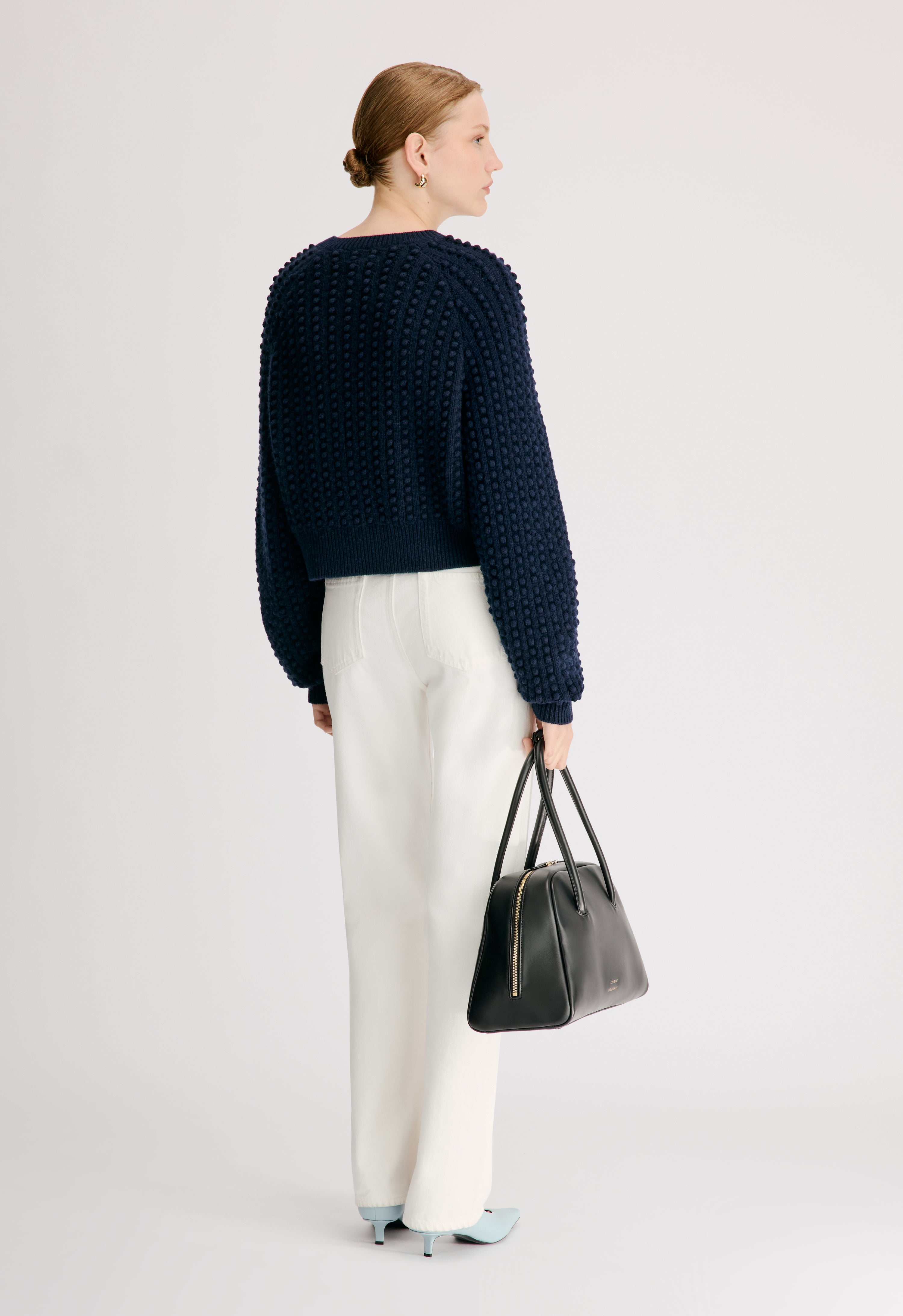 EDIE Bubble stitch cardigan