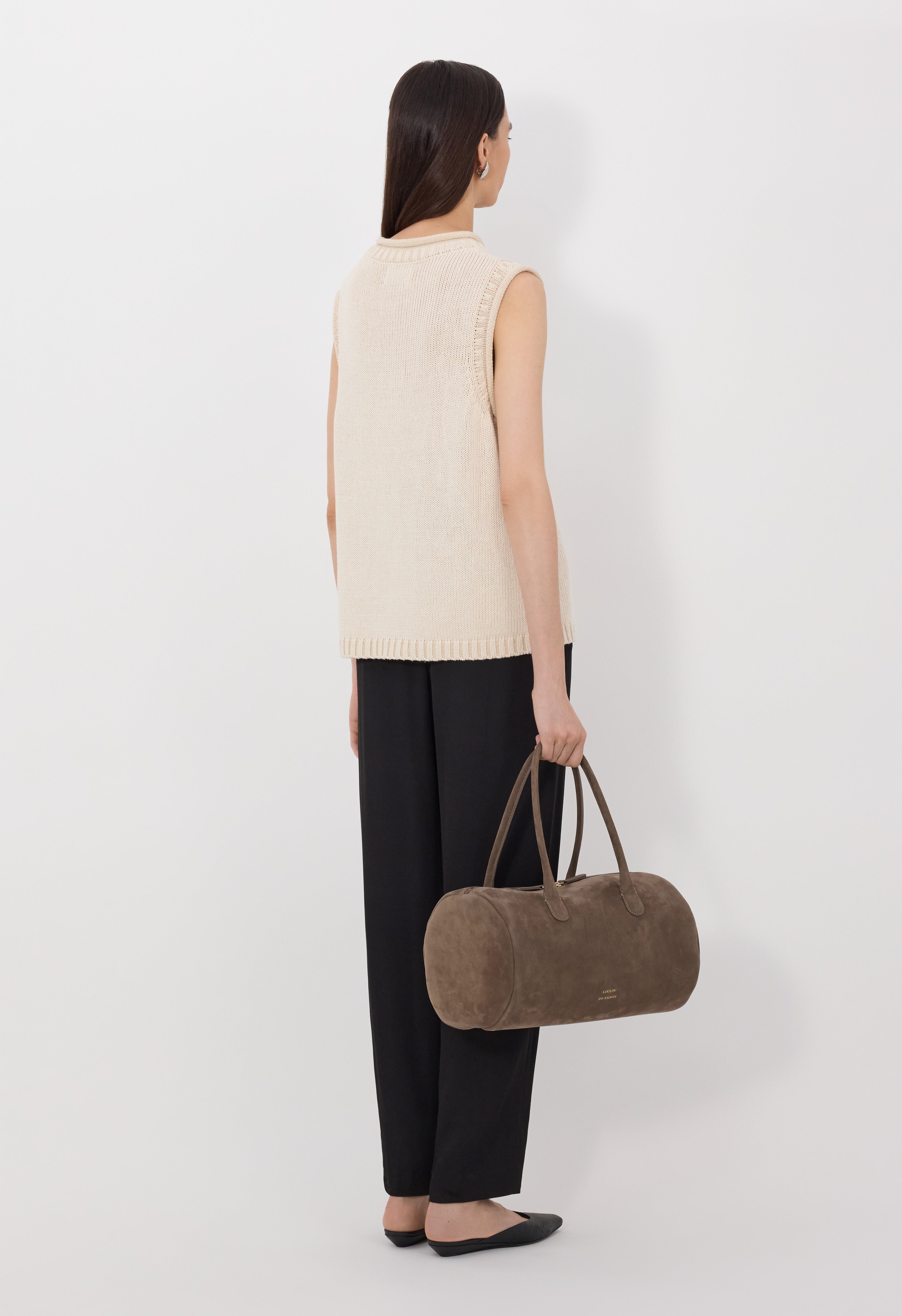 EFFY Silk linen blend sleeveless sweater