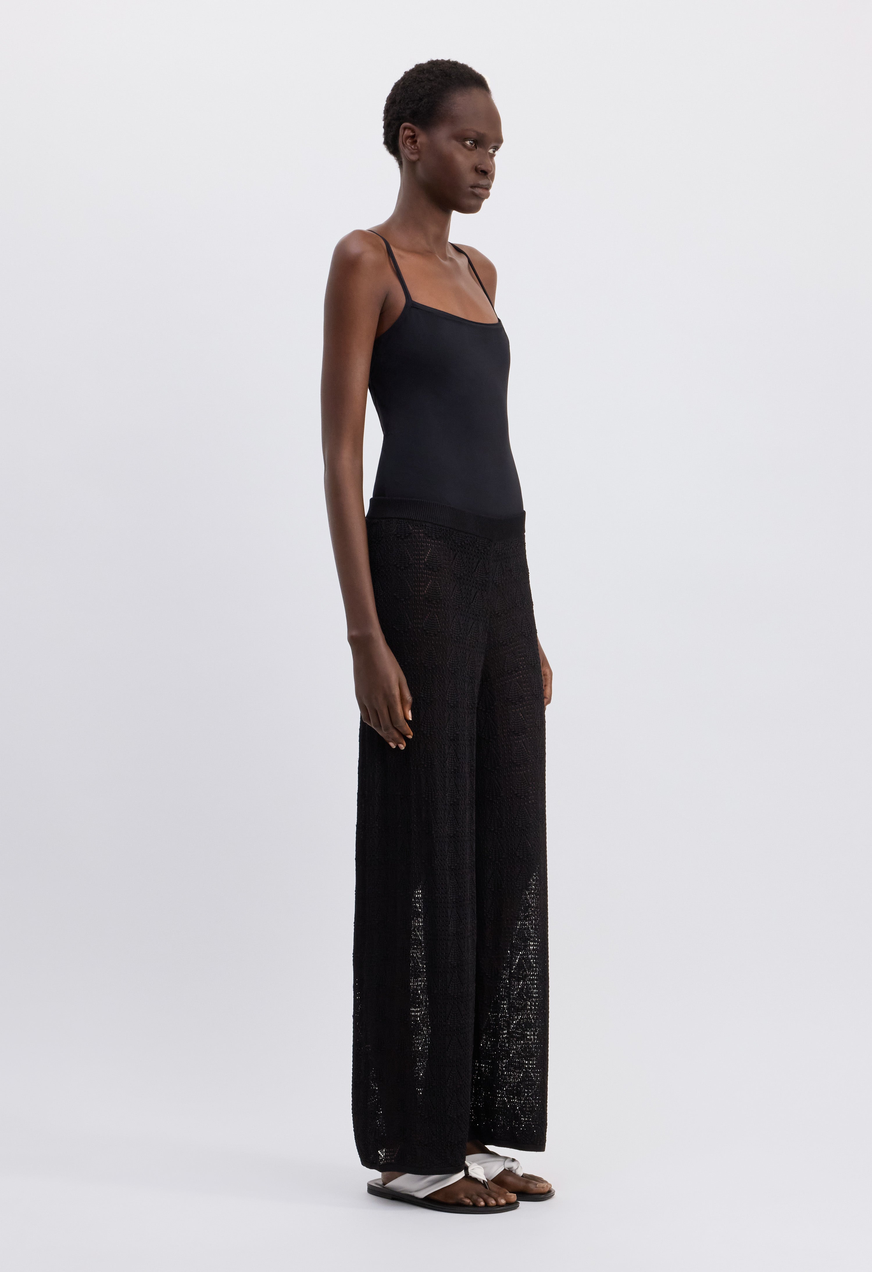 EGEO Pantalon à la taille élastique