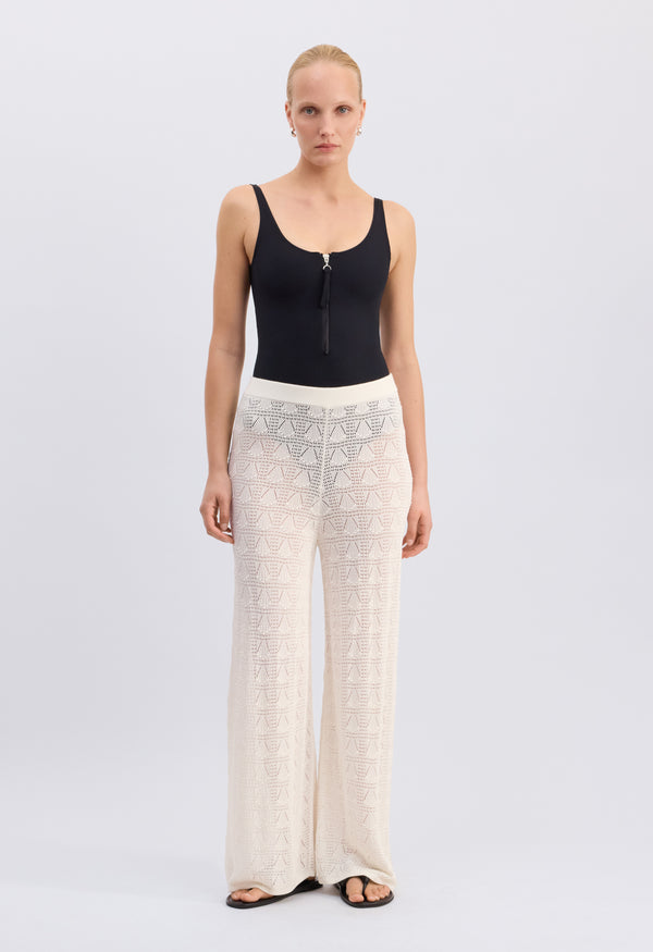 EGEO Pantalon à la taille élastique