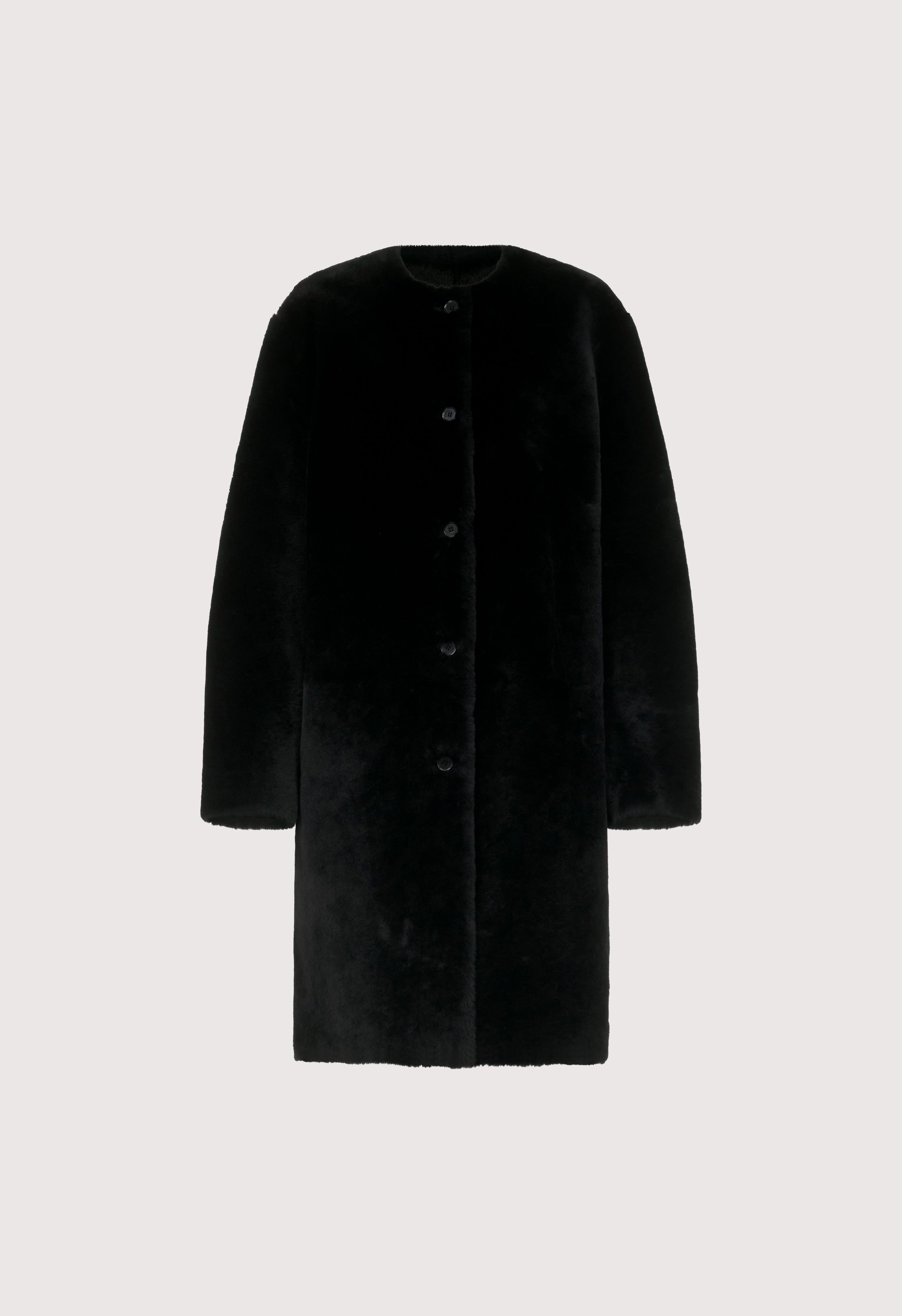 ELBA Reversible merino shearling coat