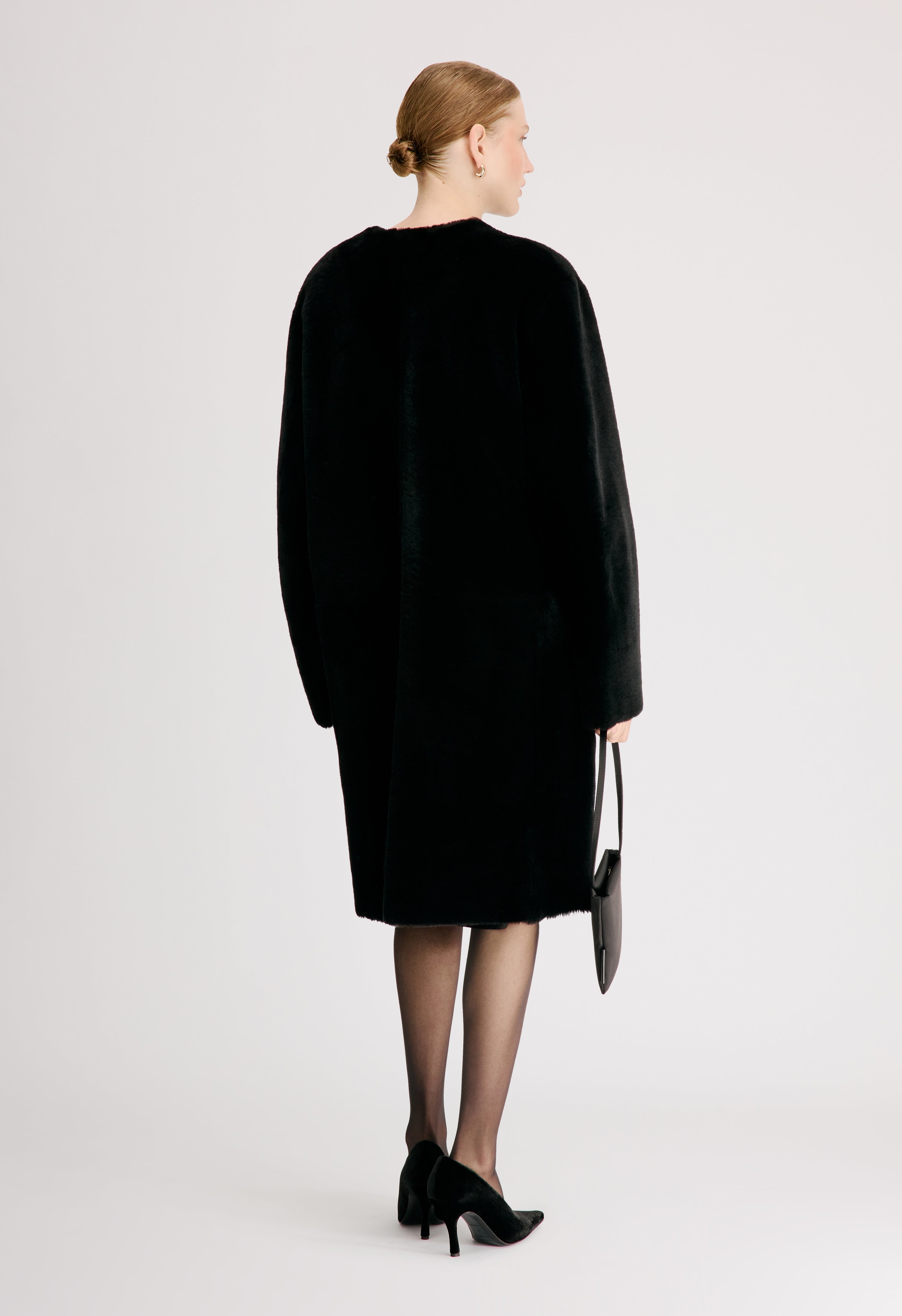 ELBA Reversible merino shearling coat