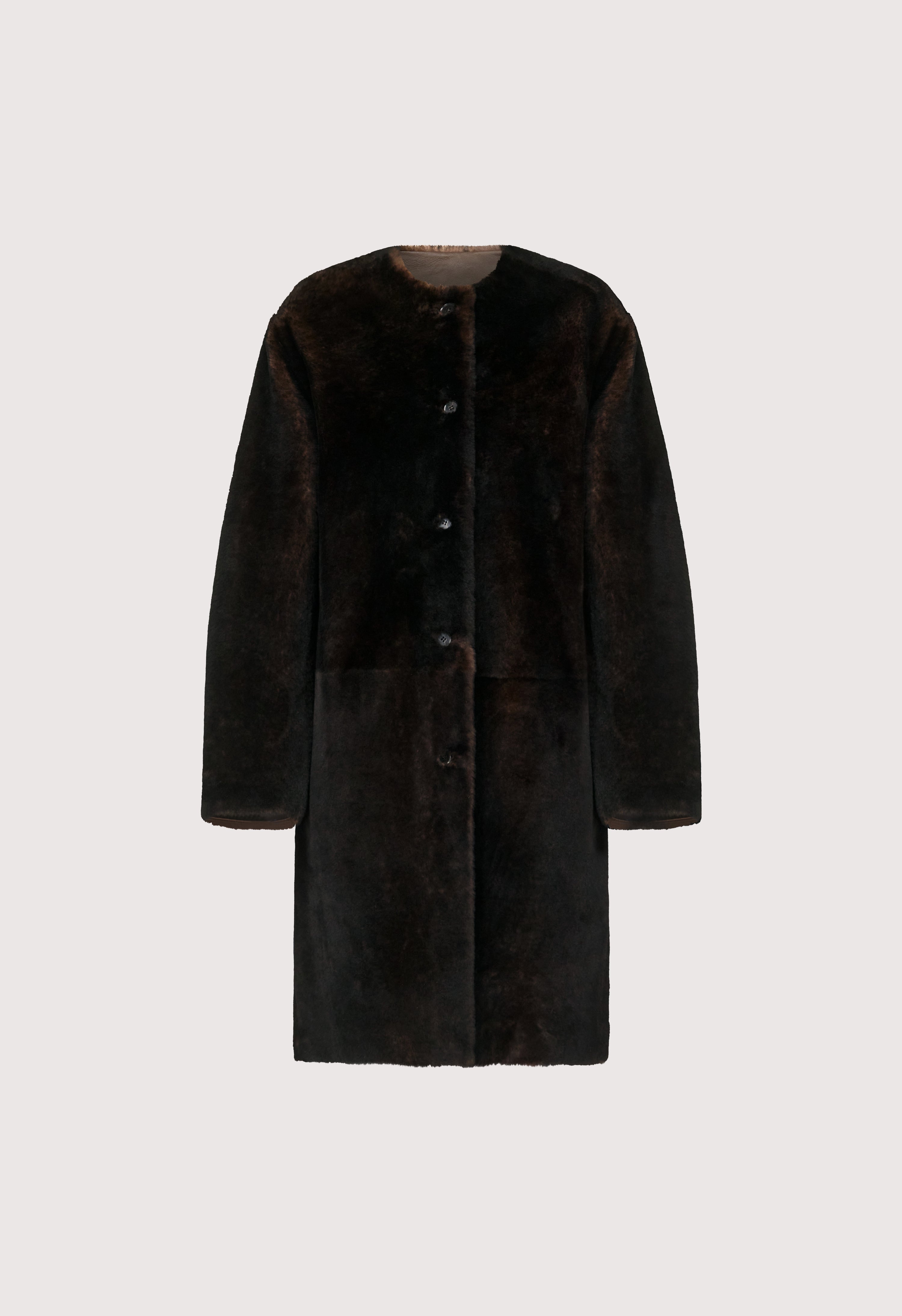ELBA Reversible merino shearling coat