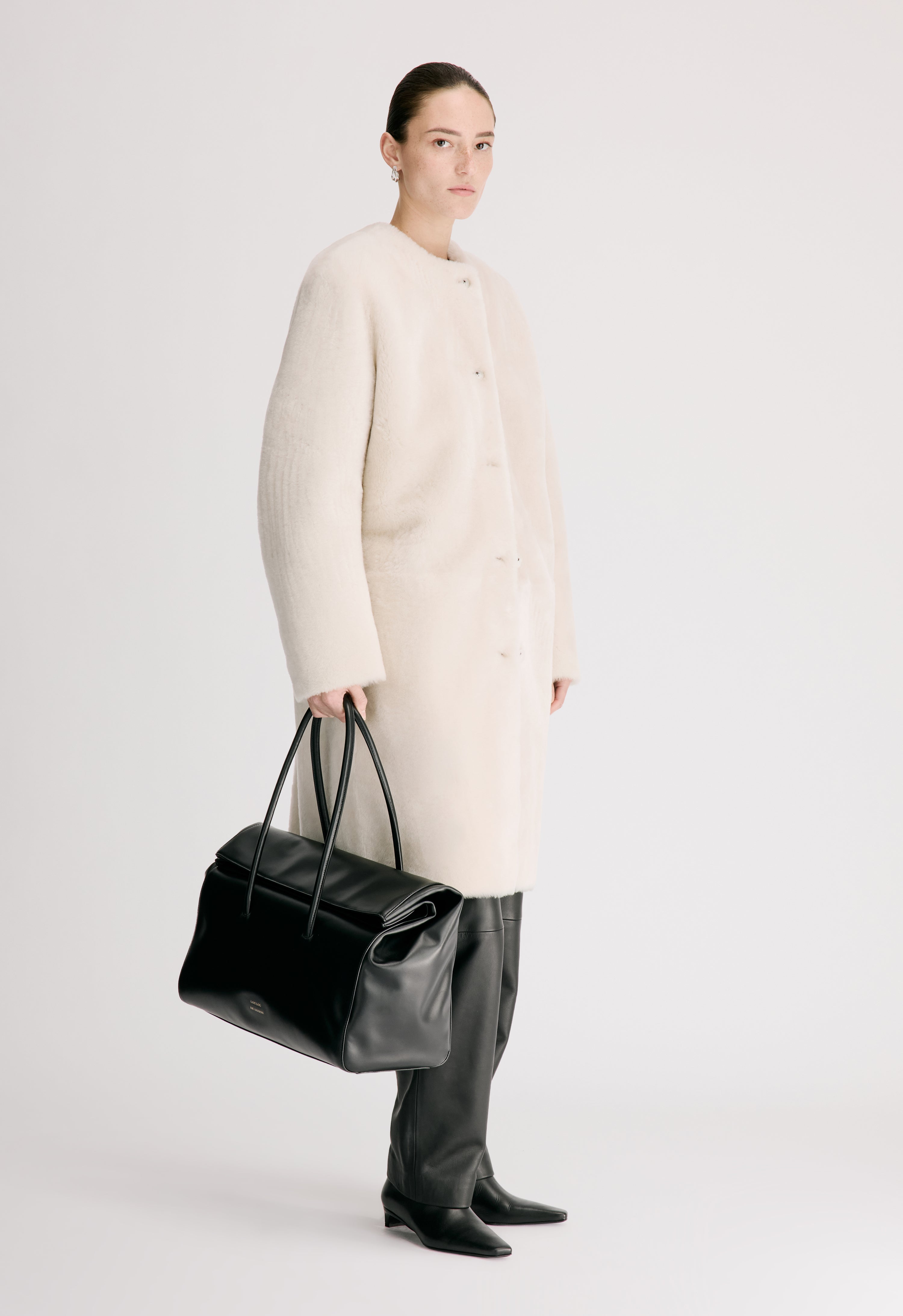 ELBA Reversible merino shearling coat