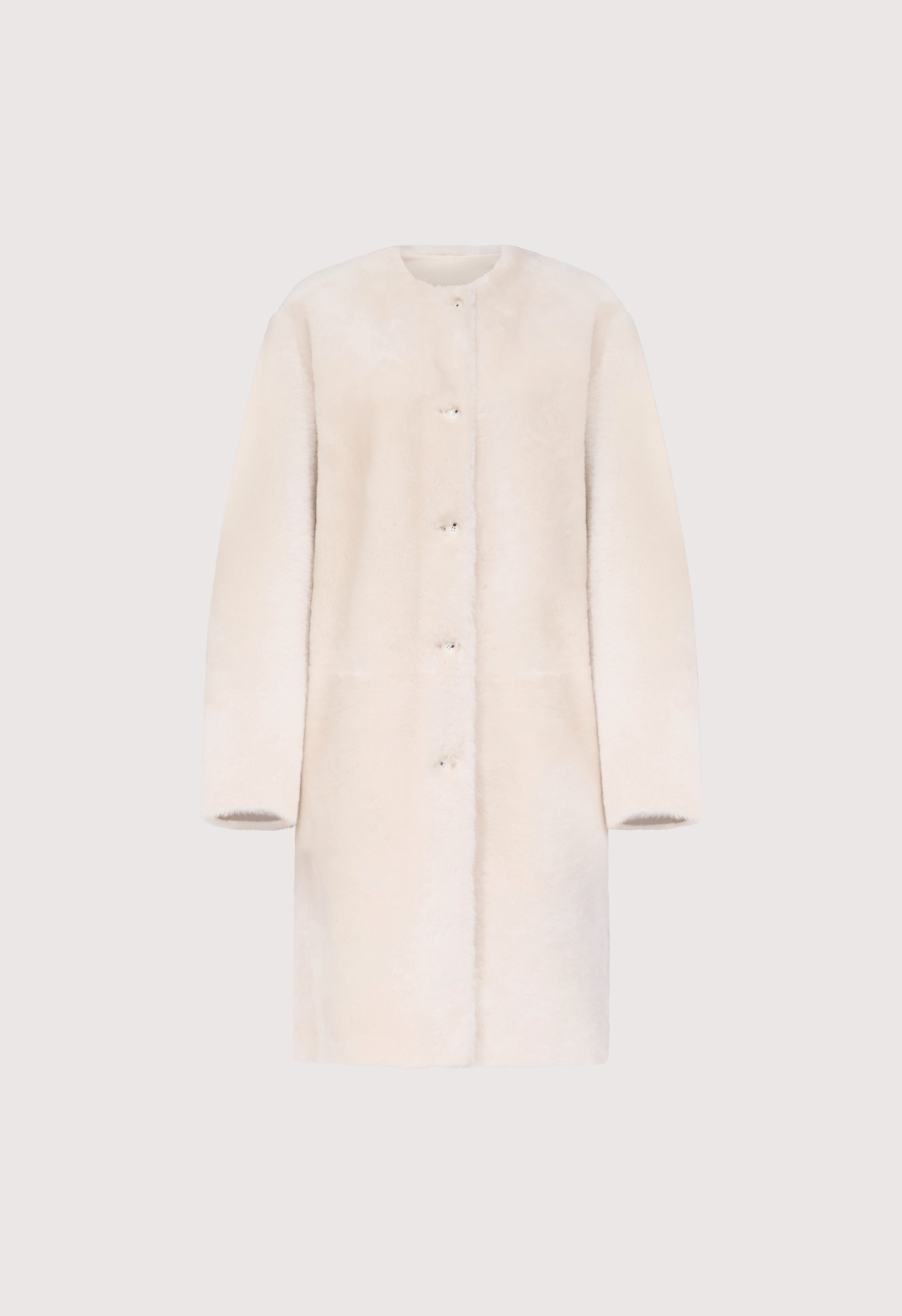 ELBA Reversible merino shearling coat