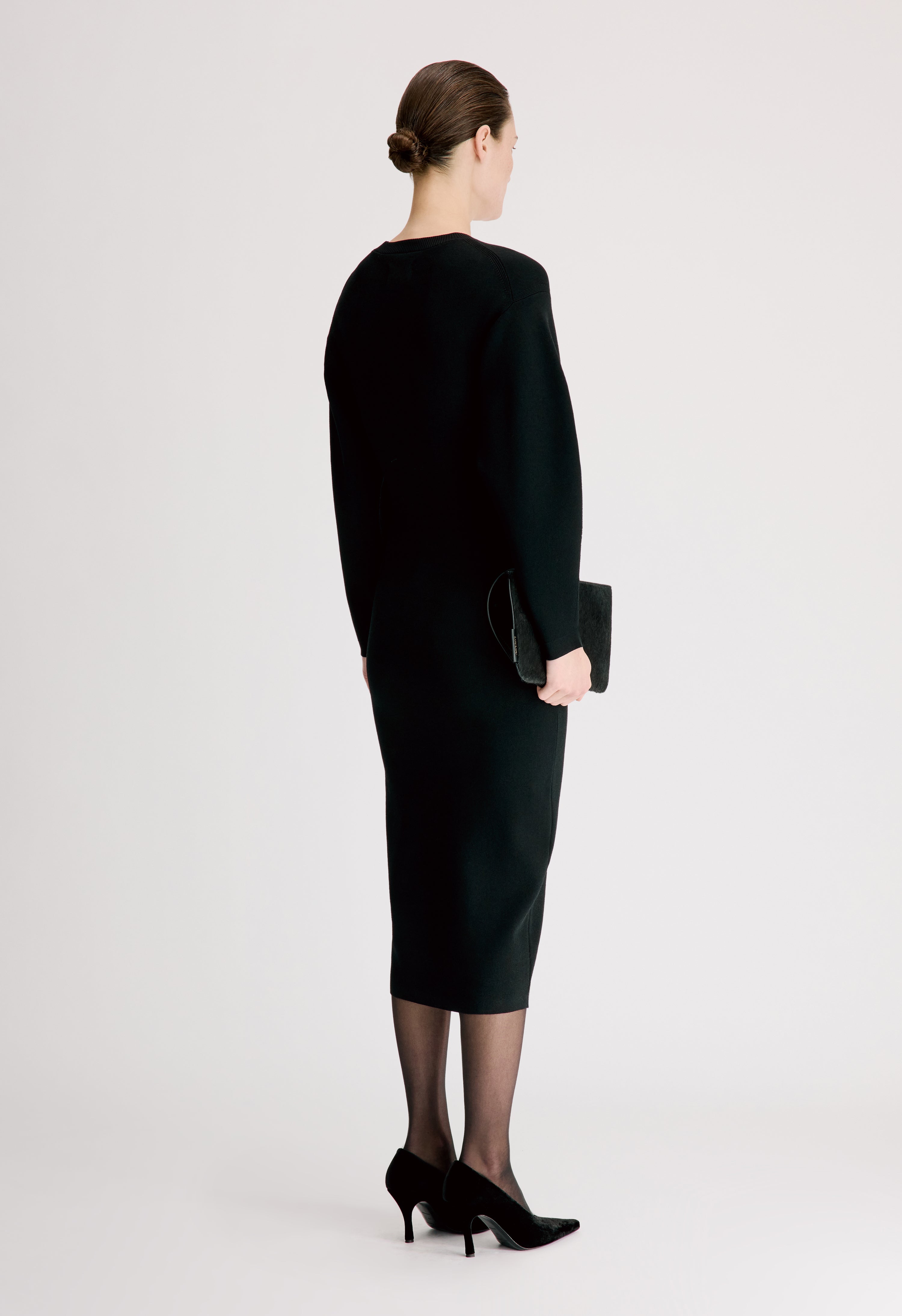 ELENA Knitted body con dress