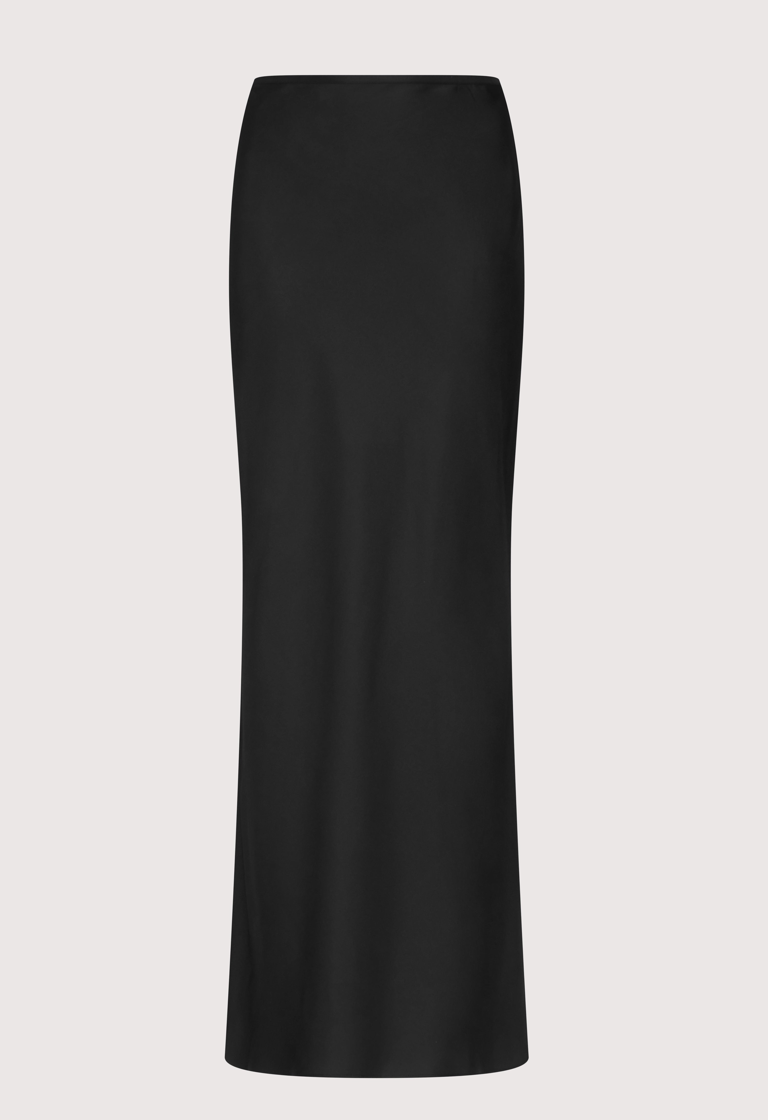 ELI Silk twill maxi skirt