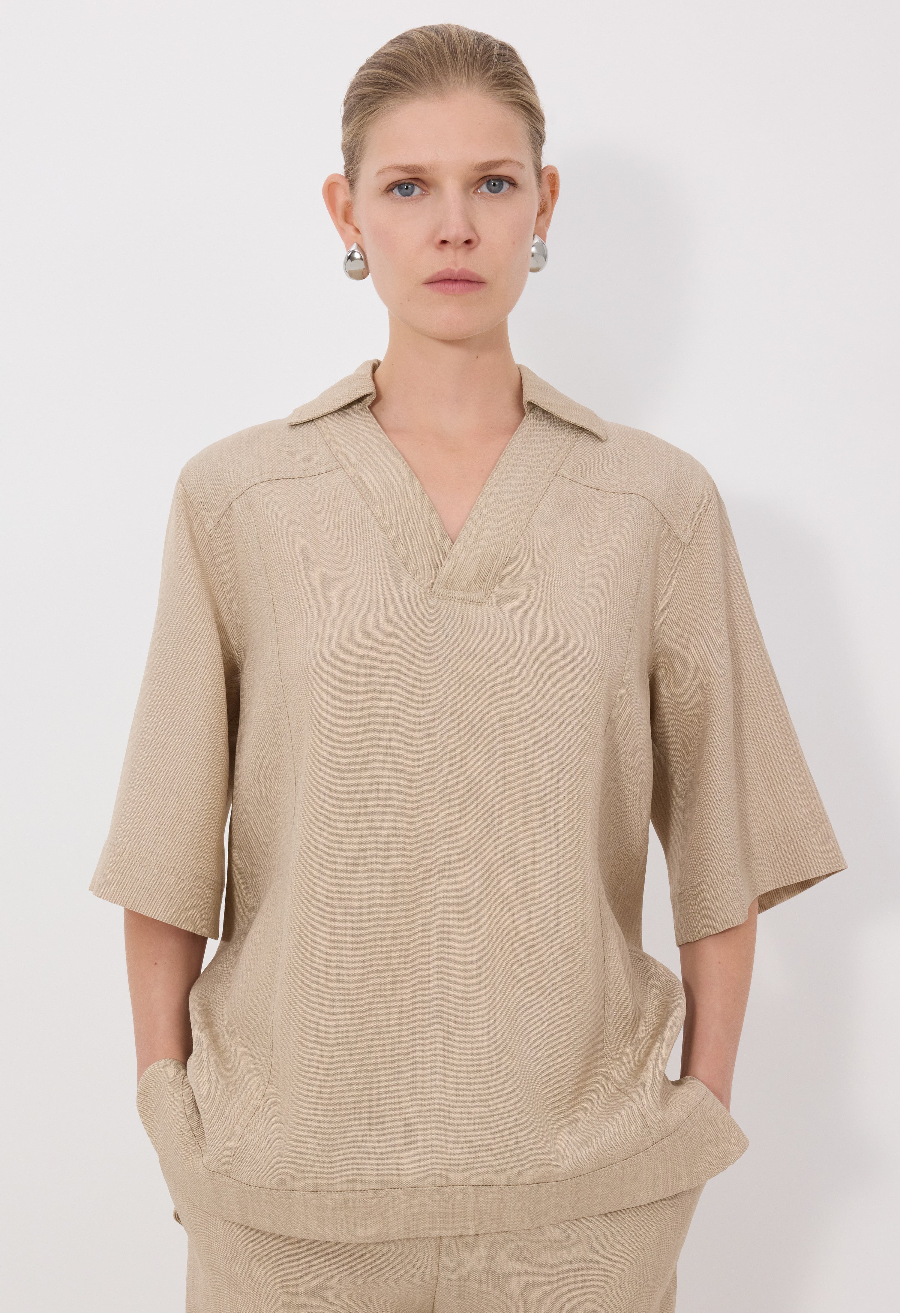 ERMO Oversized polo shirt