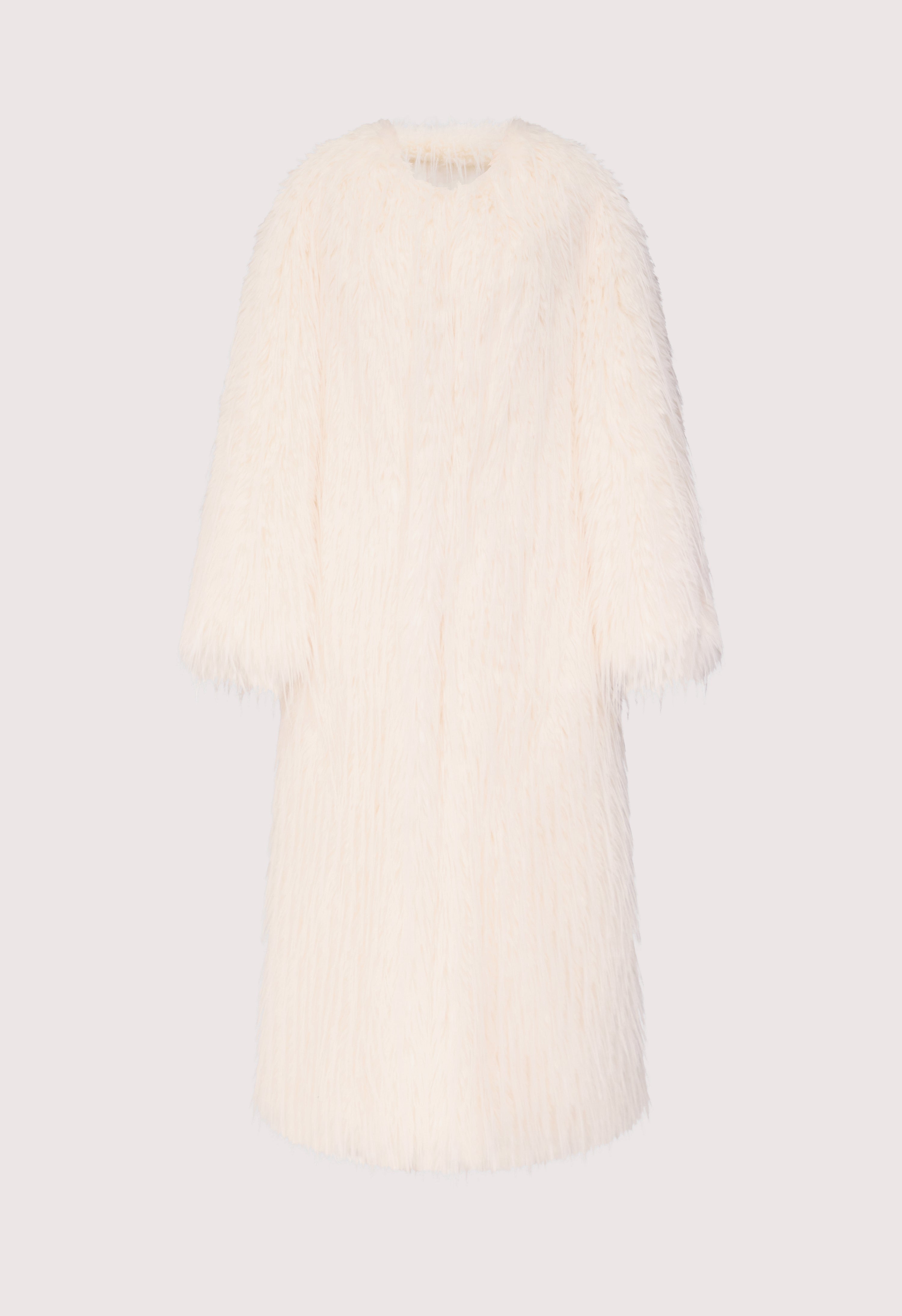 EYA Faux fur long coat