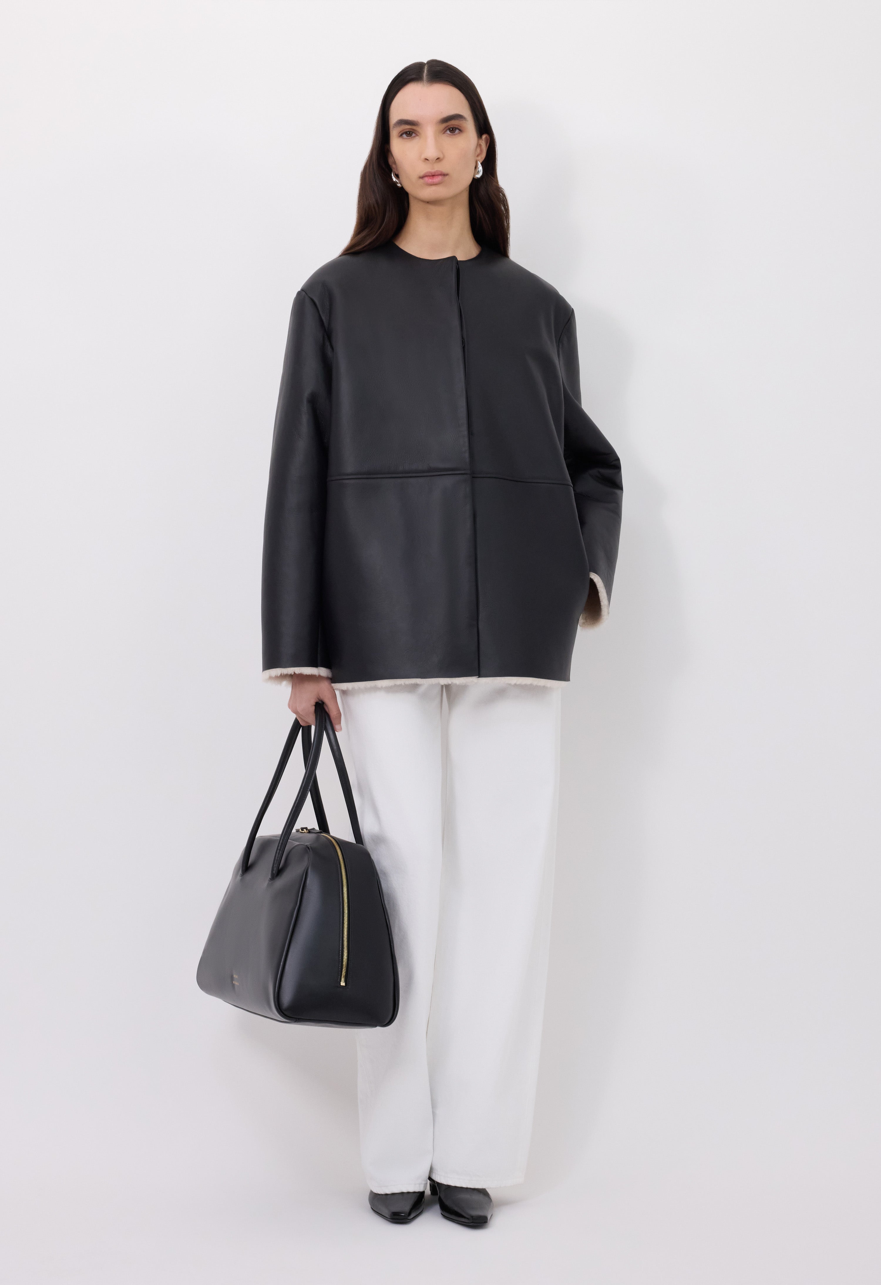 FARGO Short shearling coat