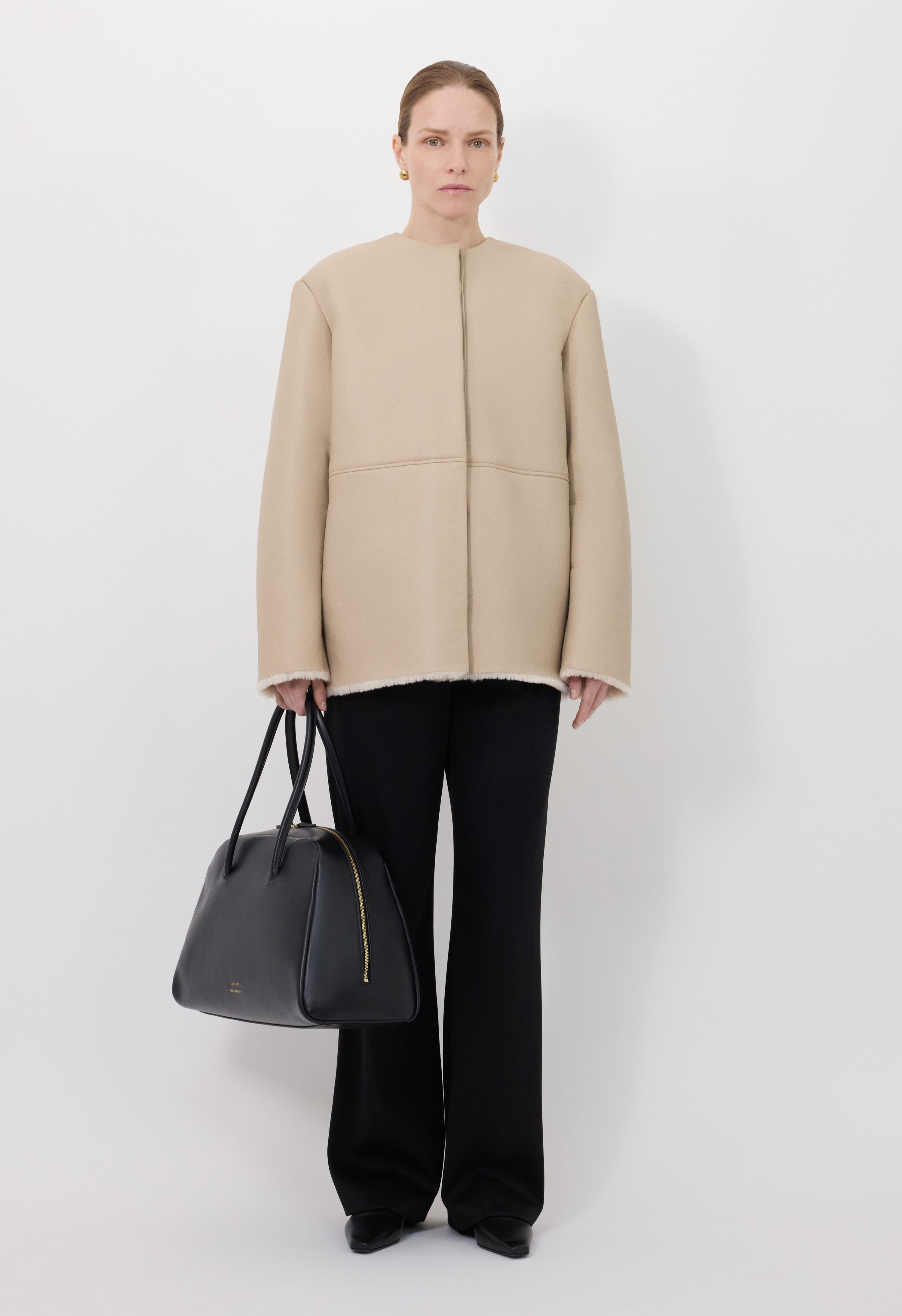 FARGO Short shearling coat