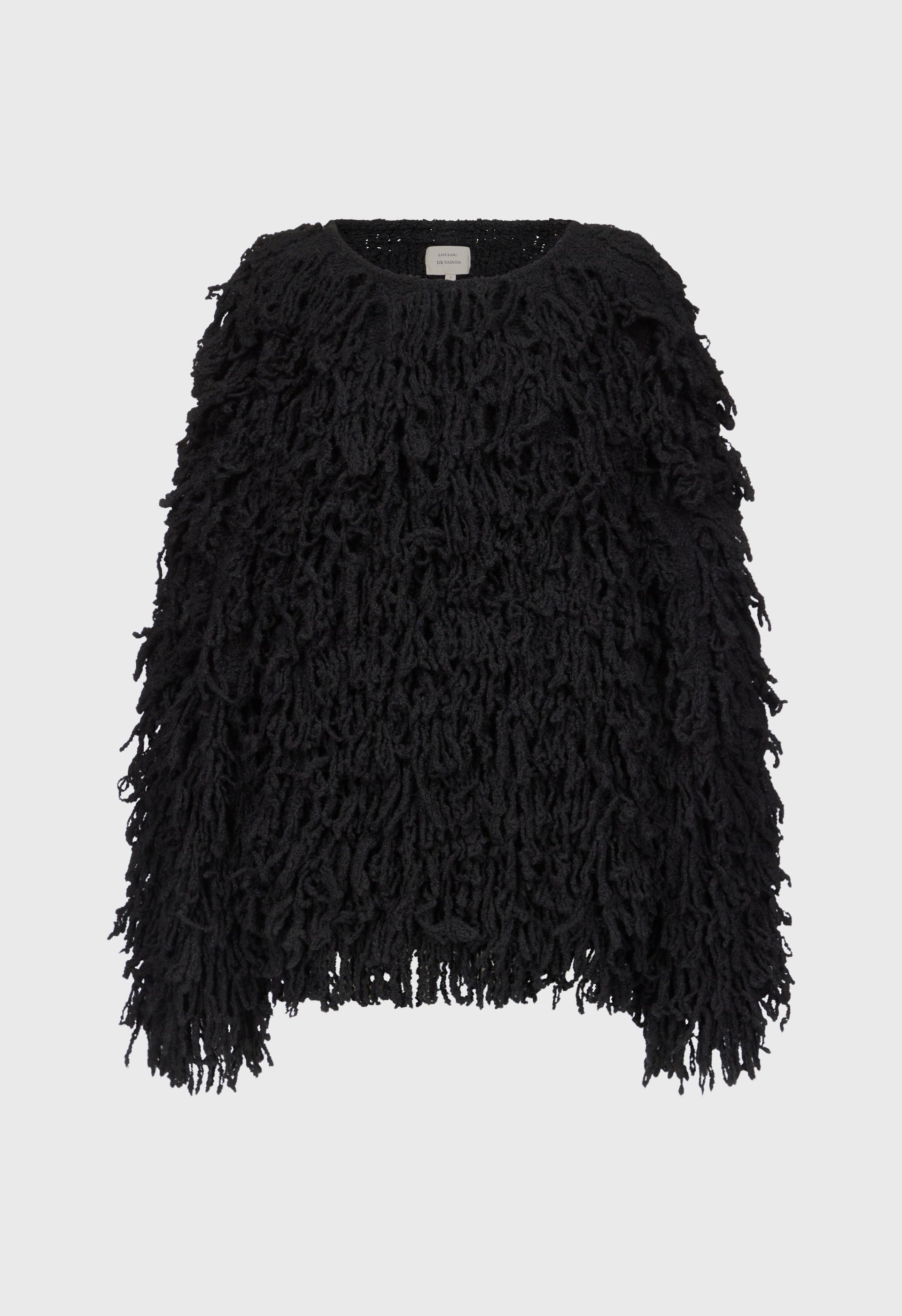 GABIN Alpaca fringes sweater