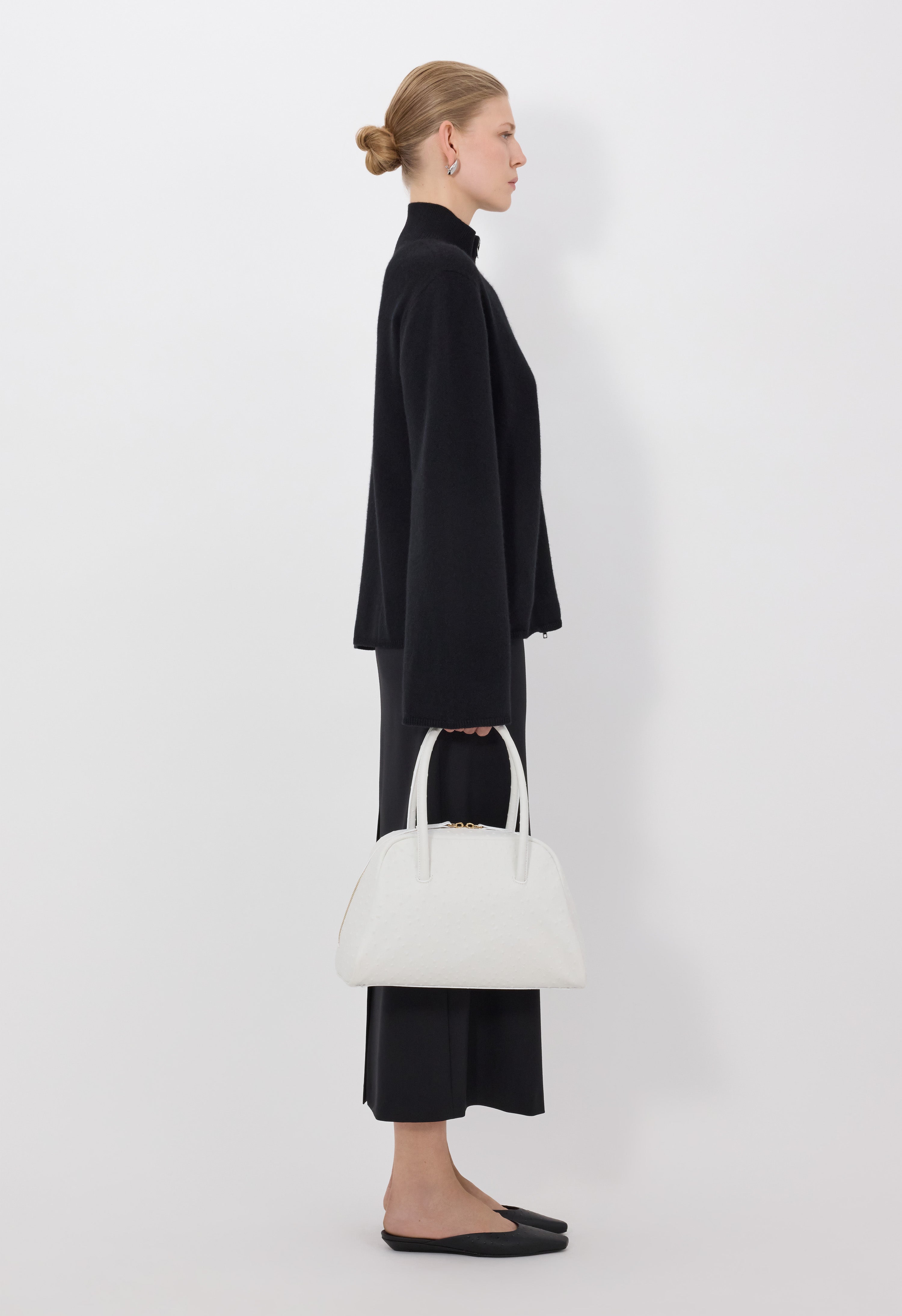 GABI Zipped cashmere cardigan