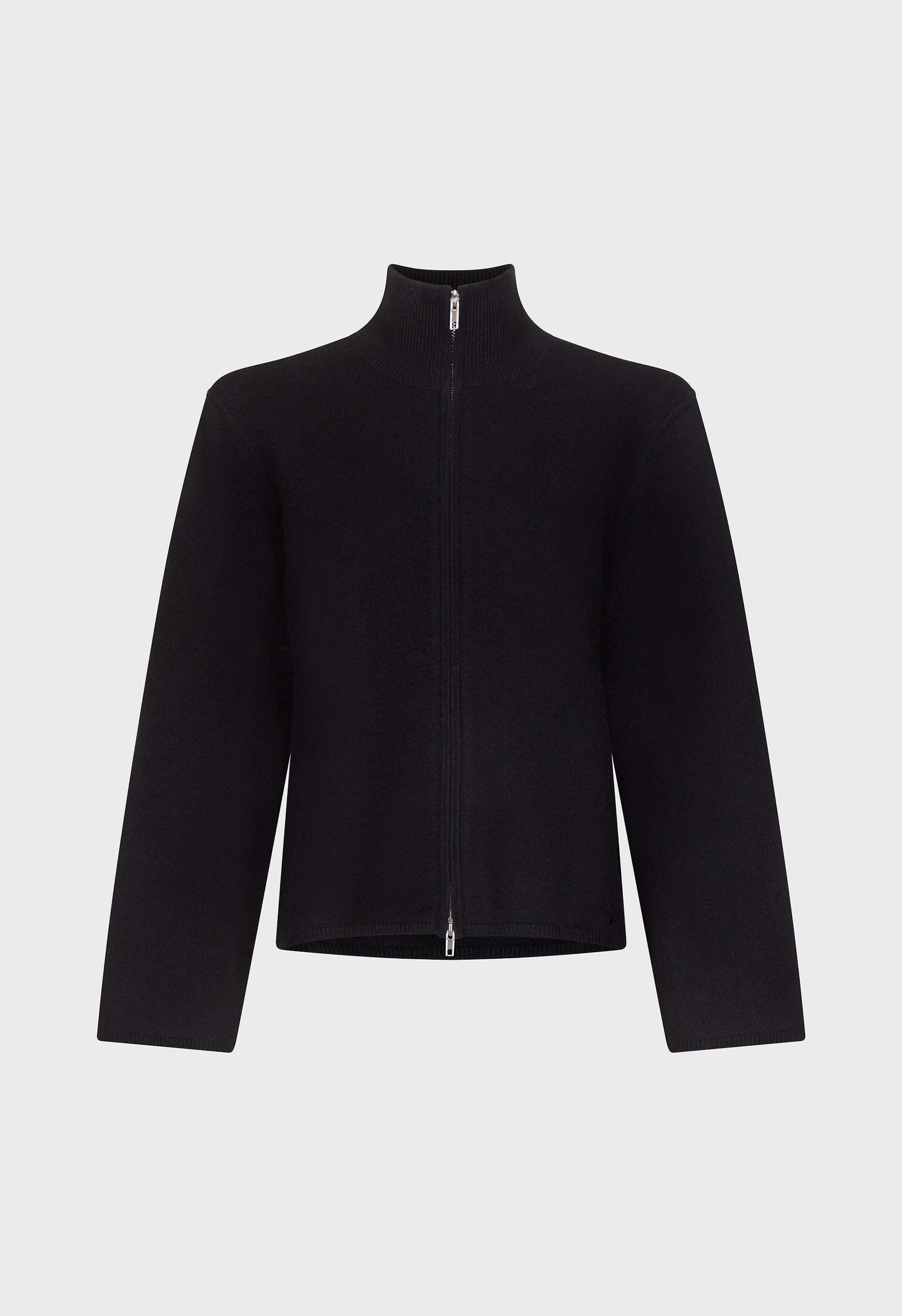 GABI Zipped cashmere cardigan