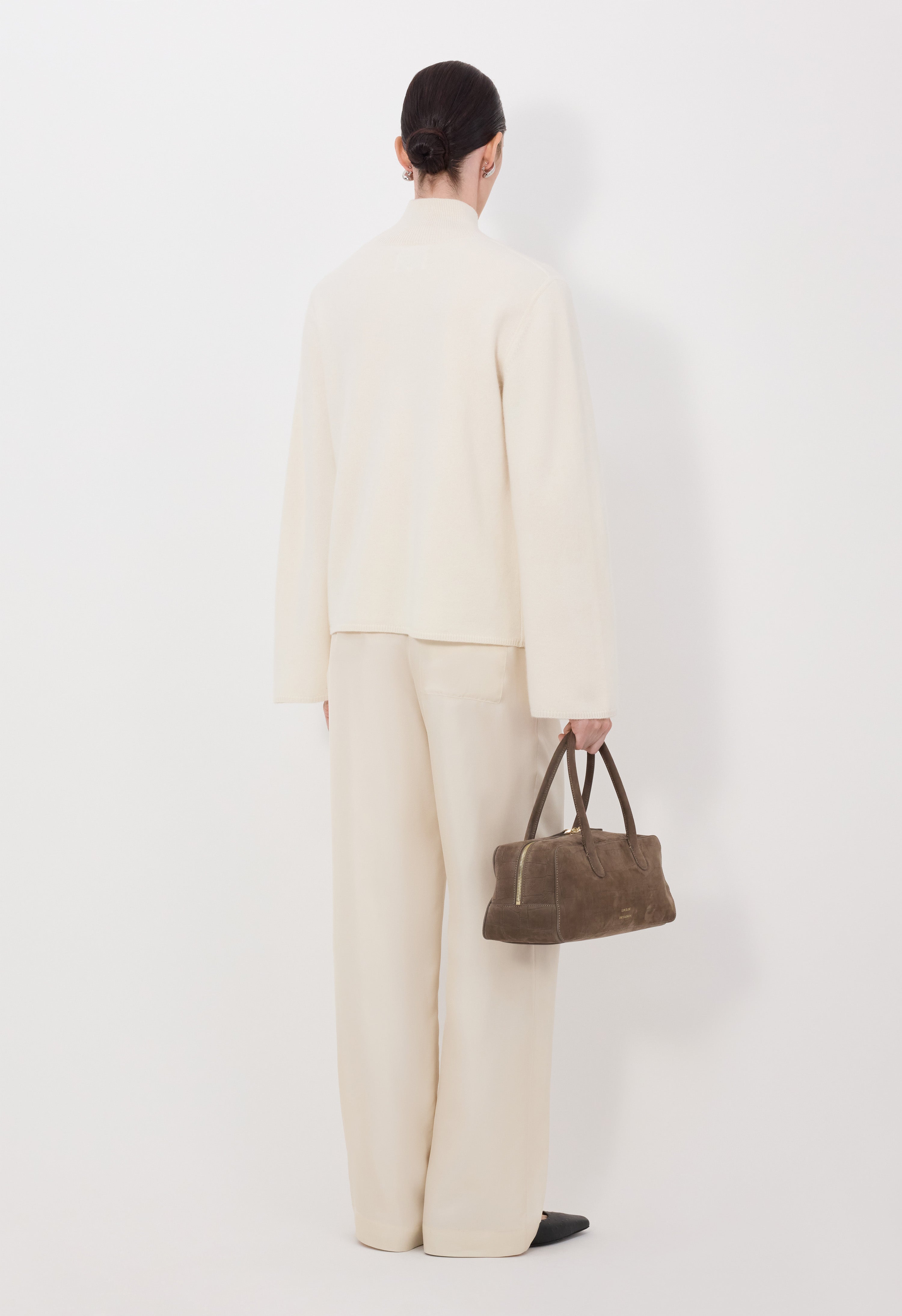 GABI Zipped cashmere cardigan