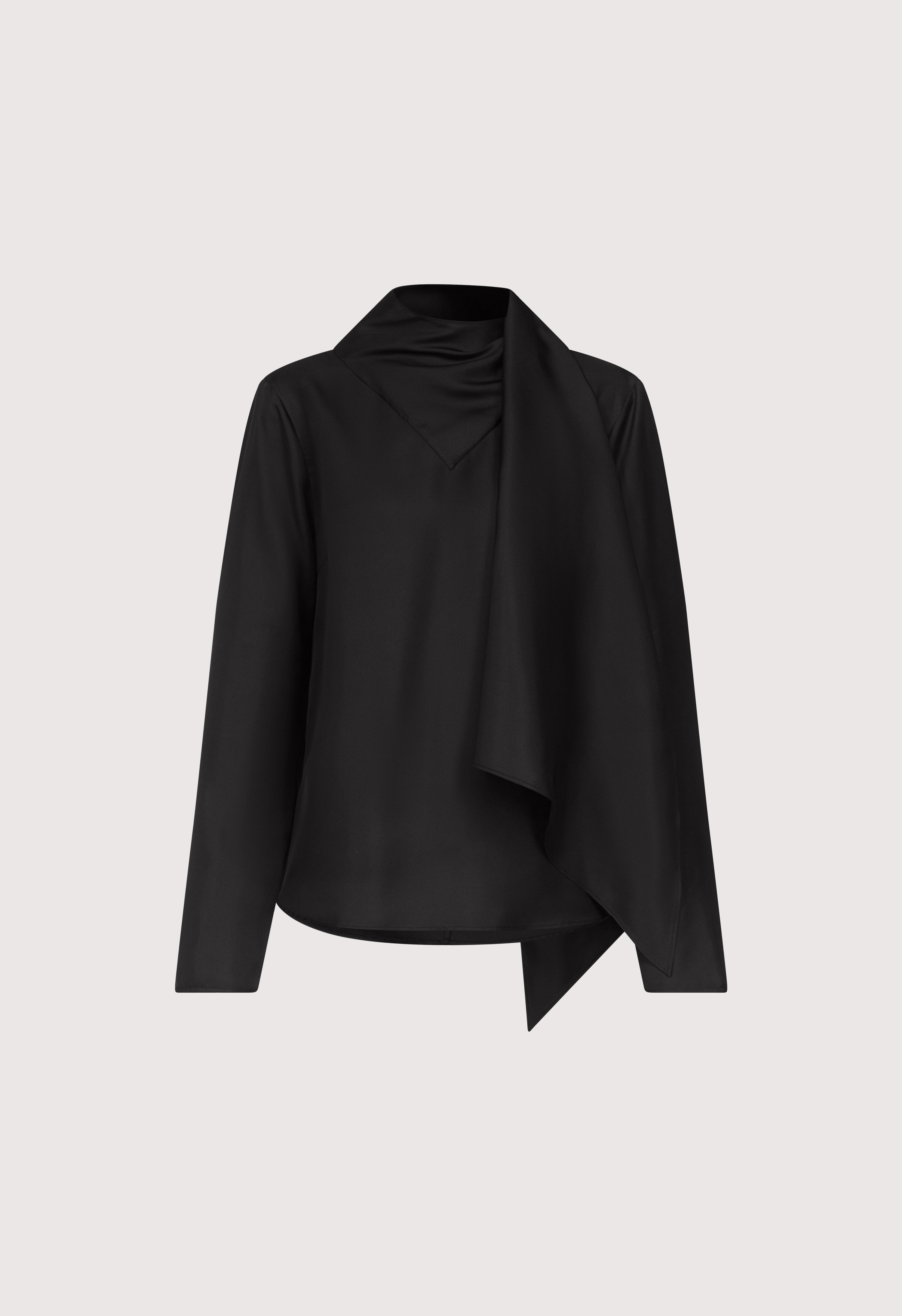 GALA Silk twill scarf top