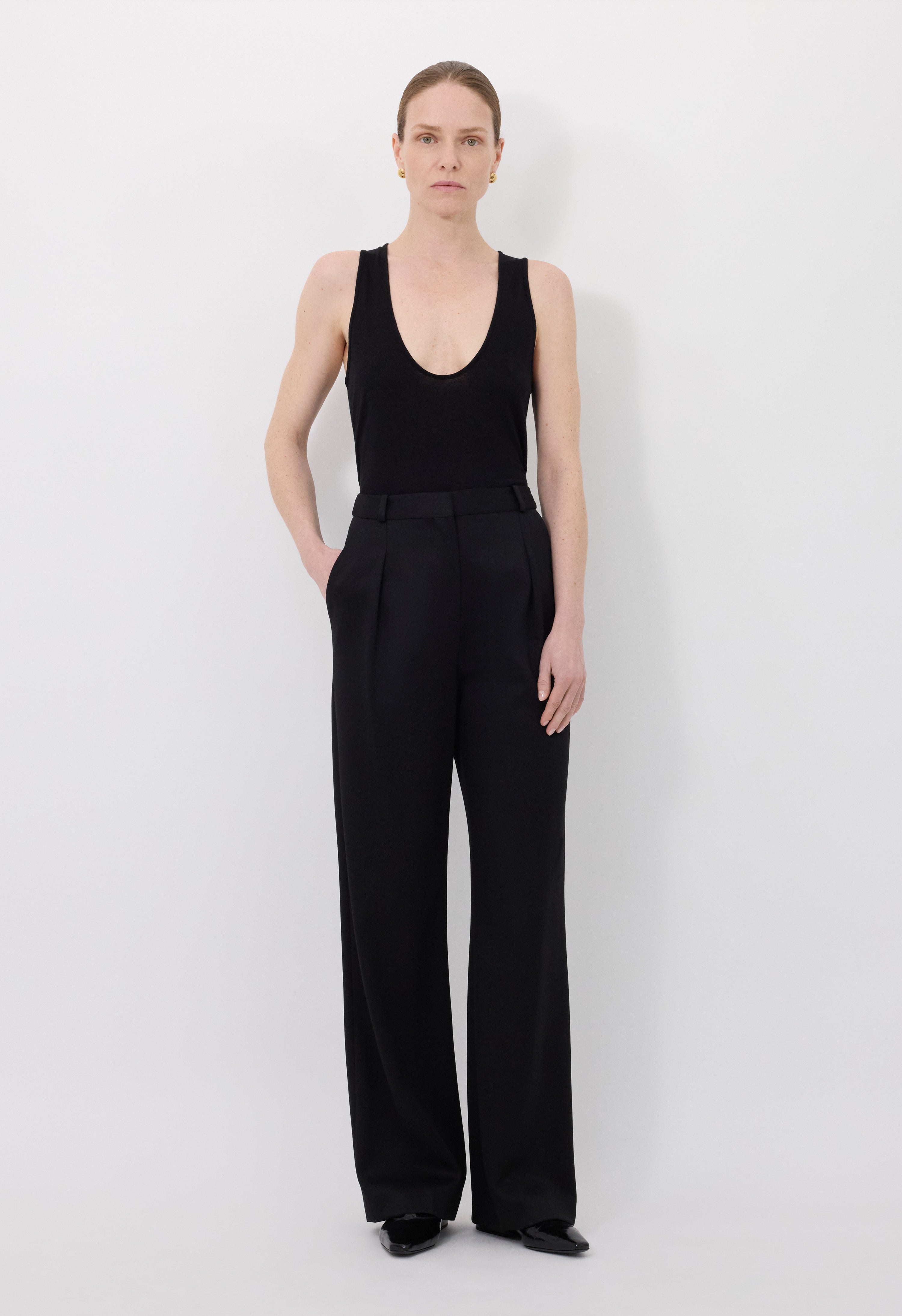 GARBO Wool blend trousers