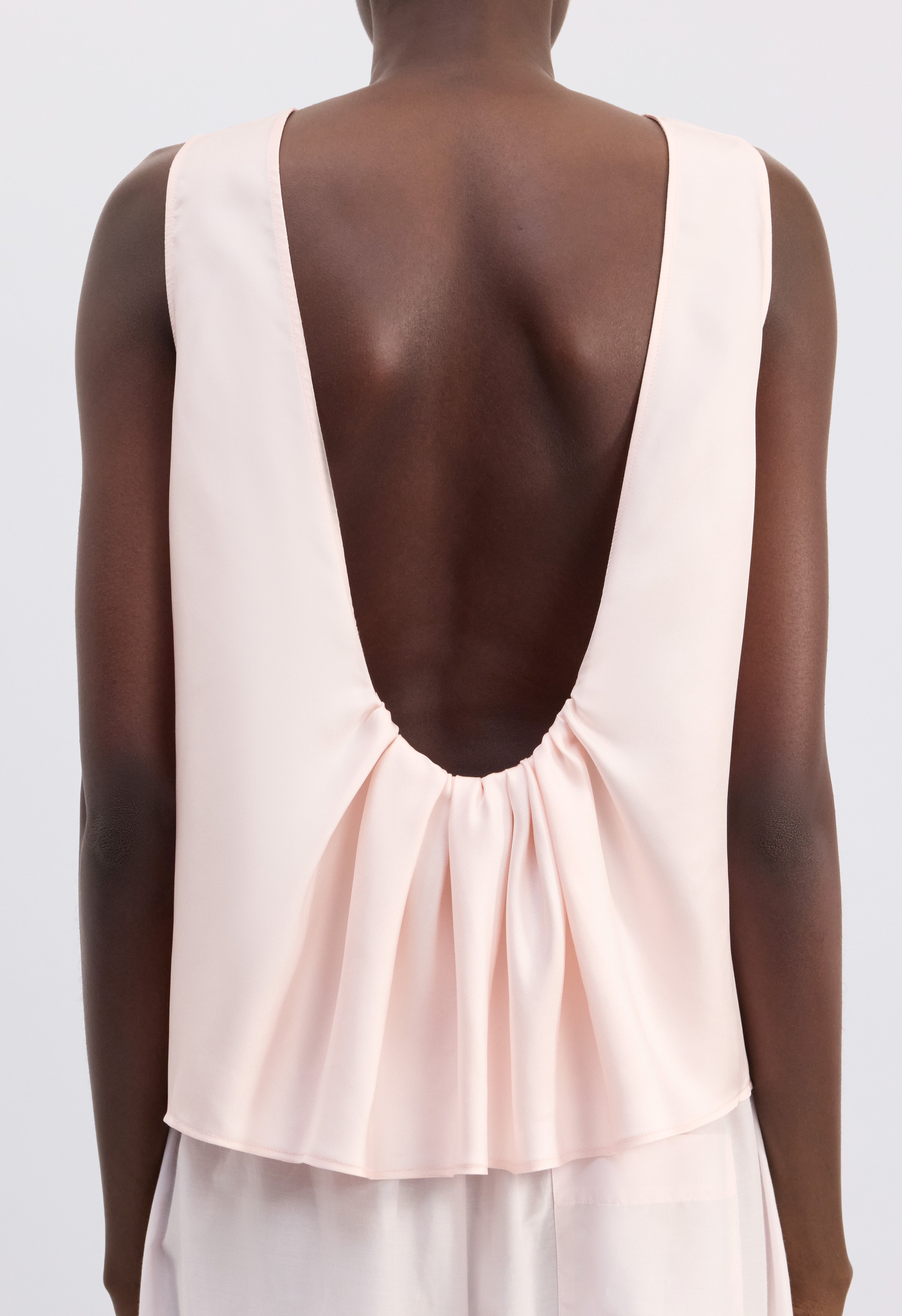 GEMA Haut sans manches en soie