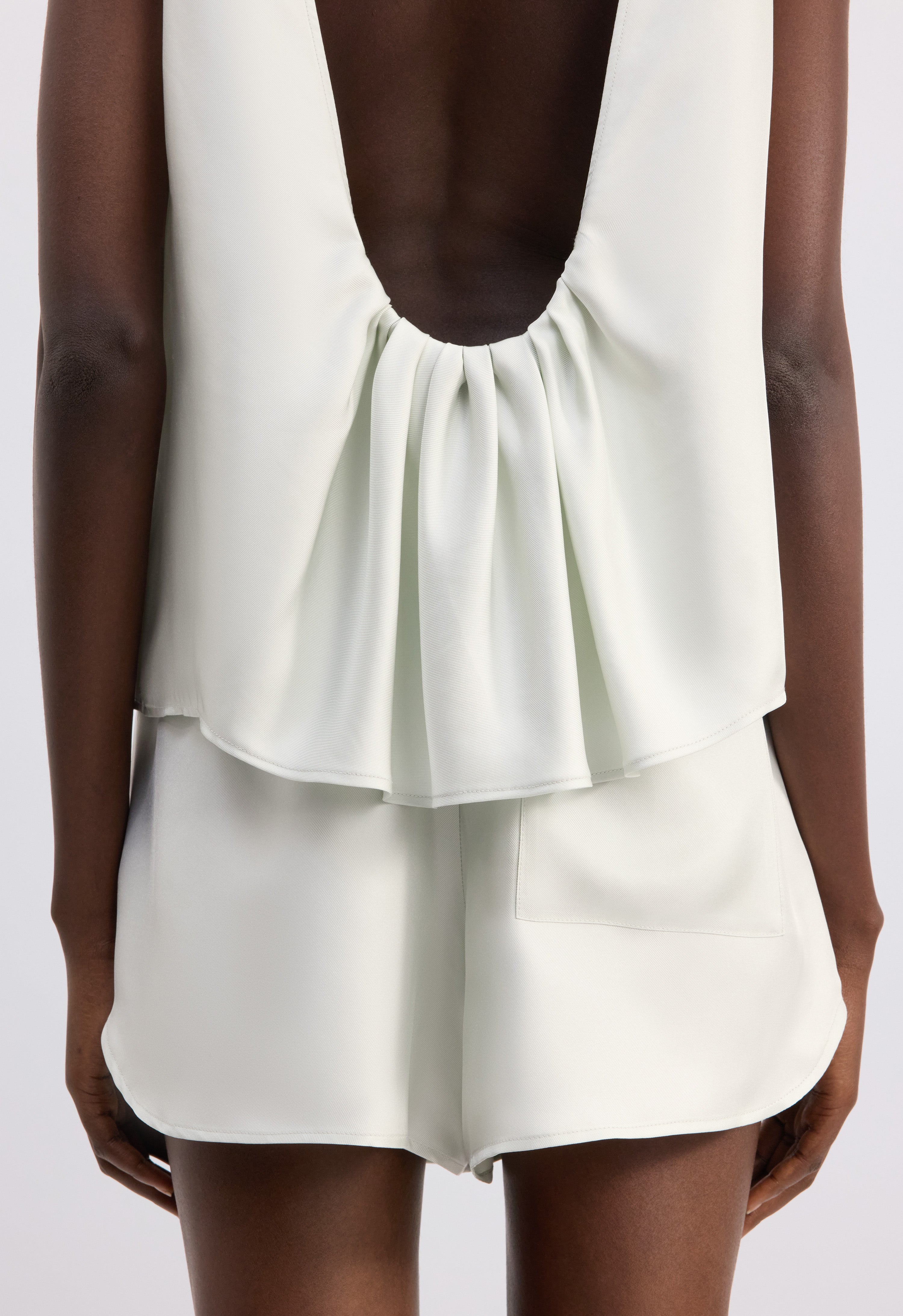 GEMA Sleeveless silk top