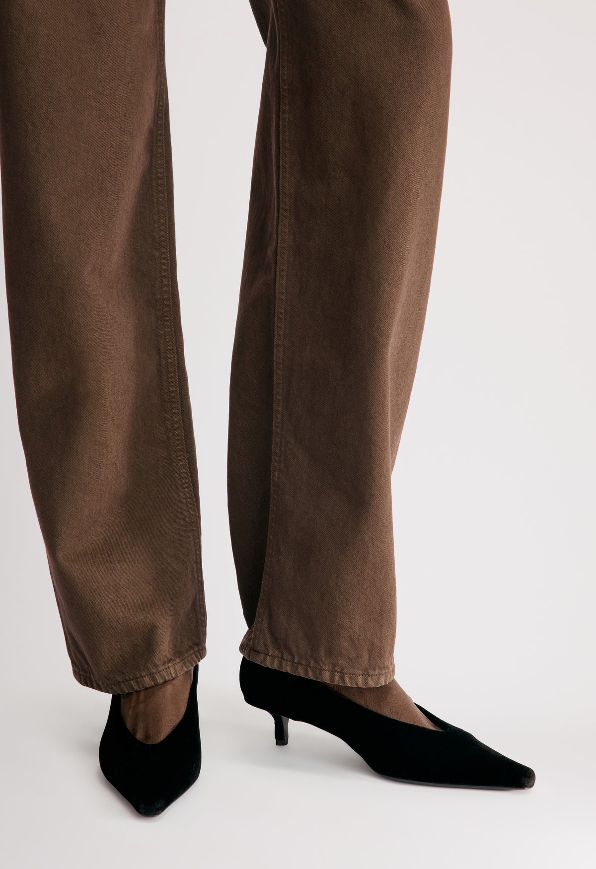 GIADA Velvet kitten heels