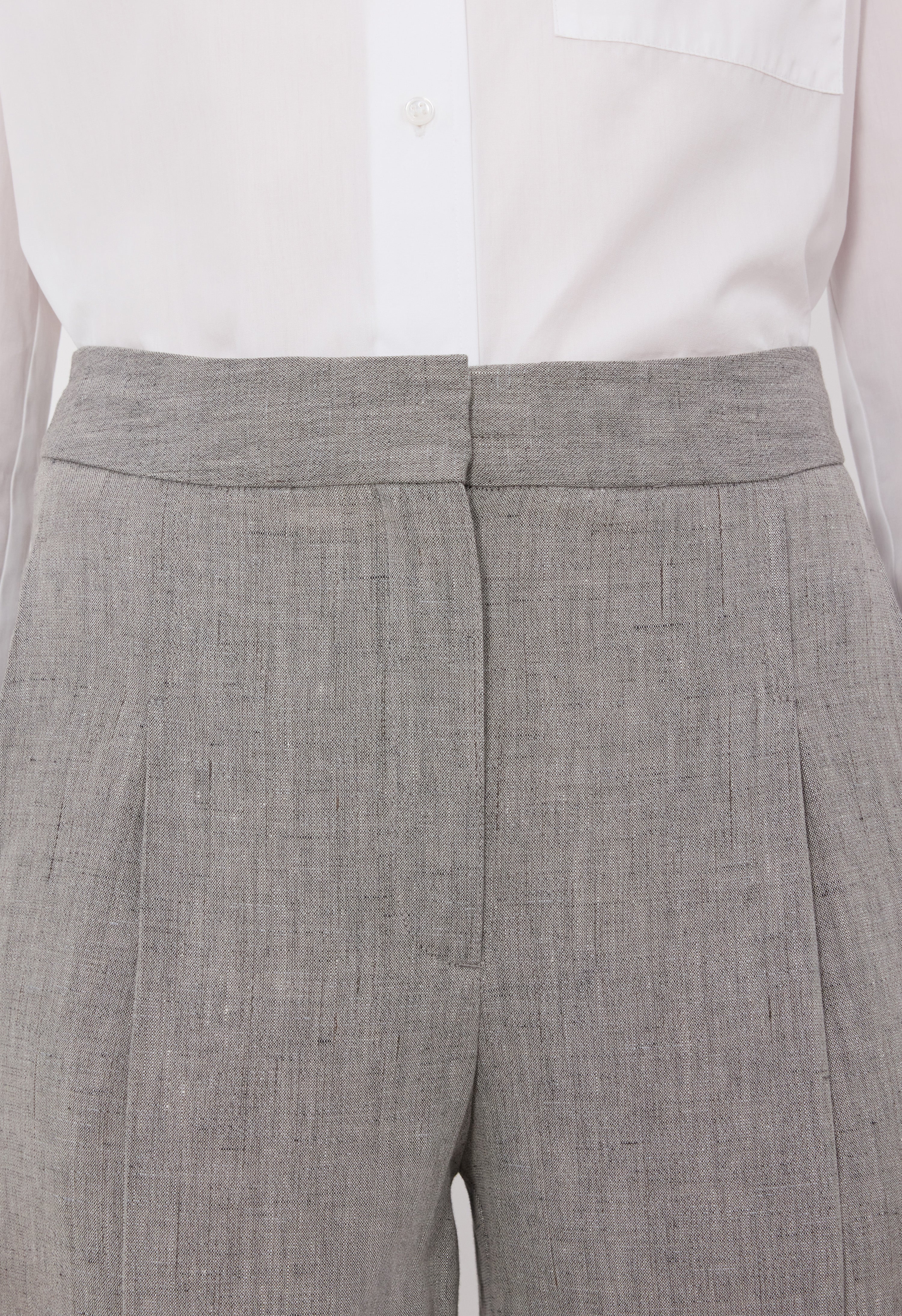 HAMET Pantalon de tailoring en lin et coton