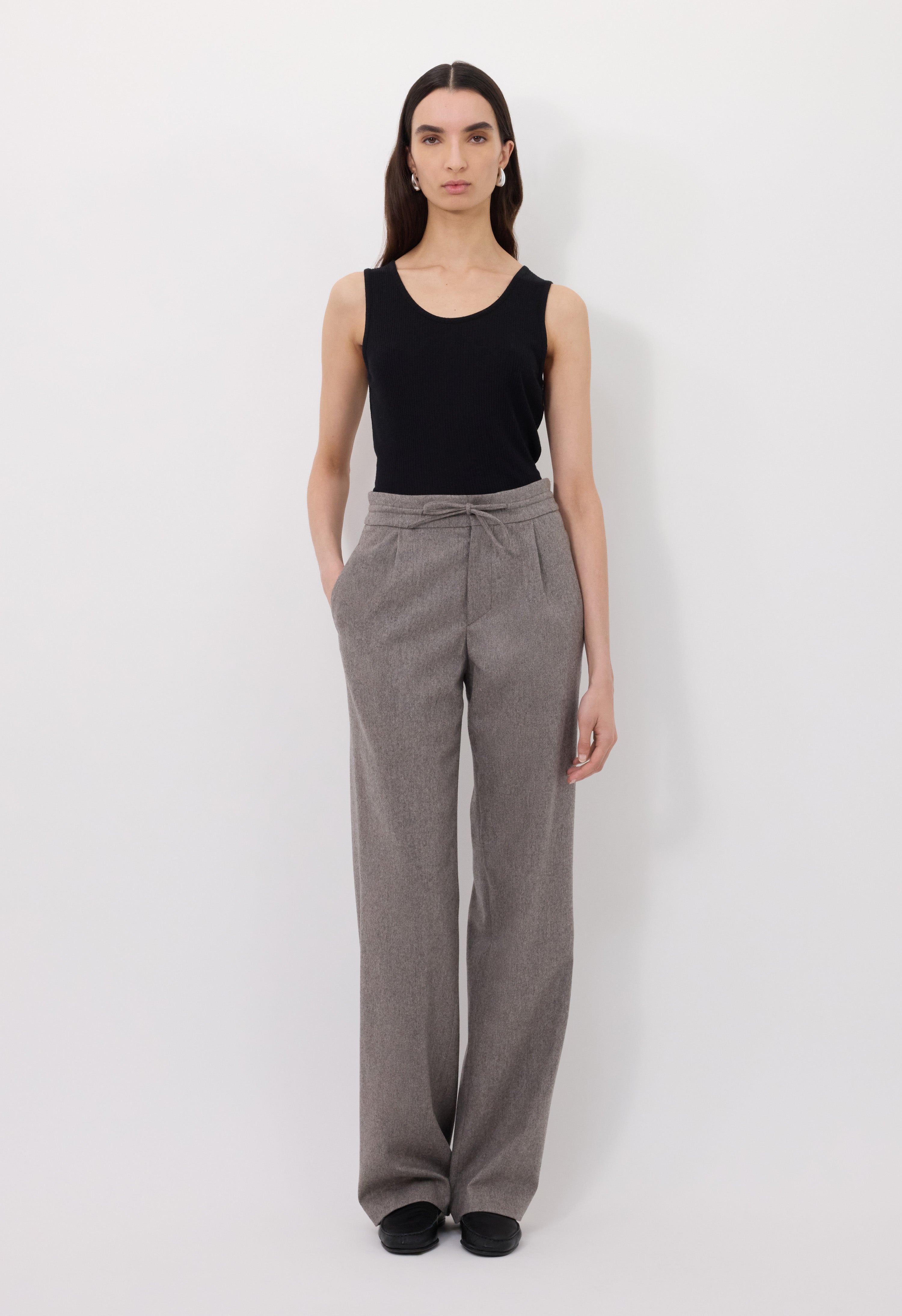 HARLEM Flannel trousers