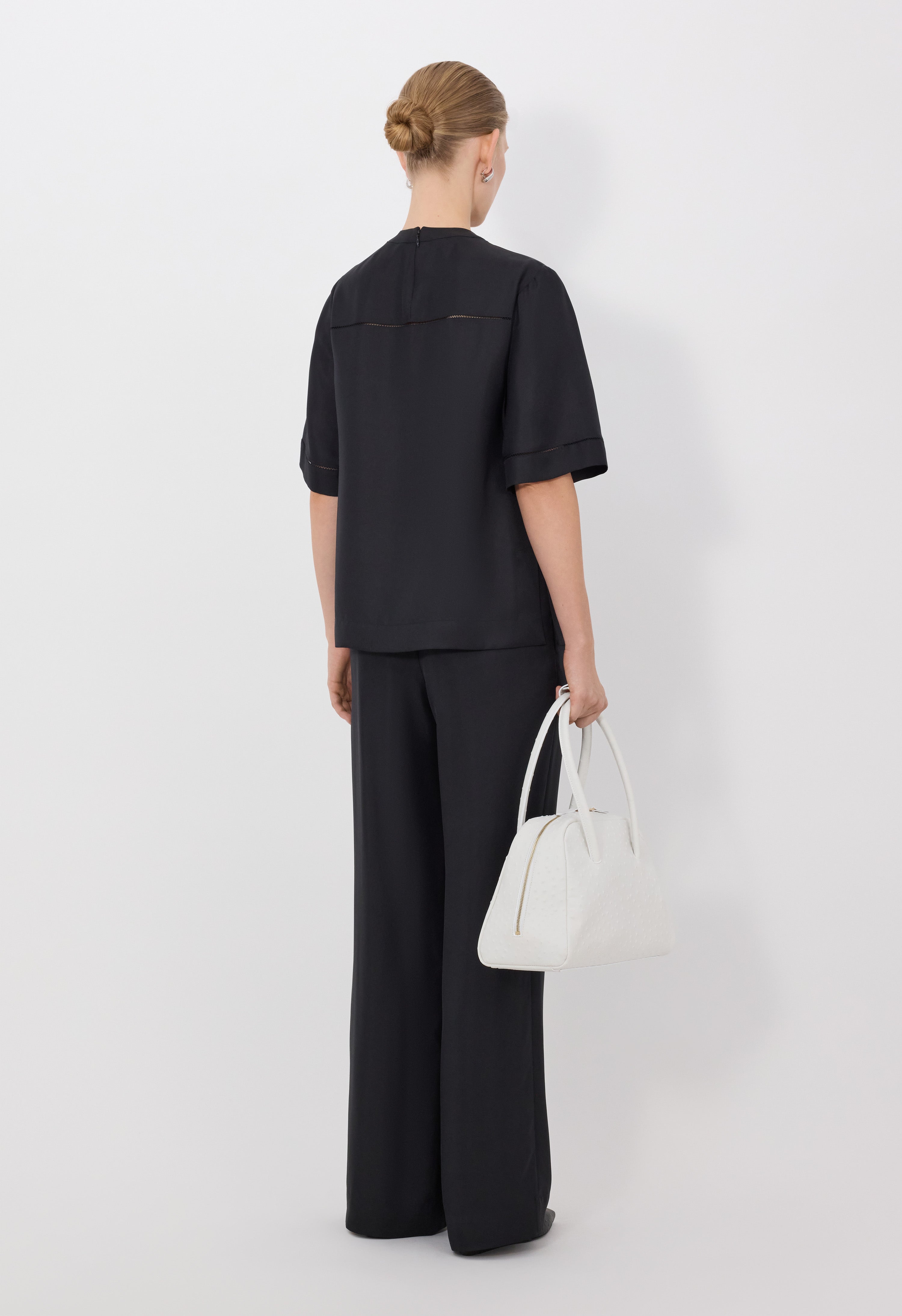 HAVANA Silk twill top