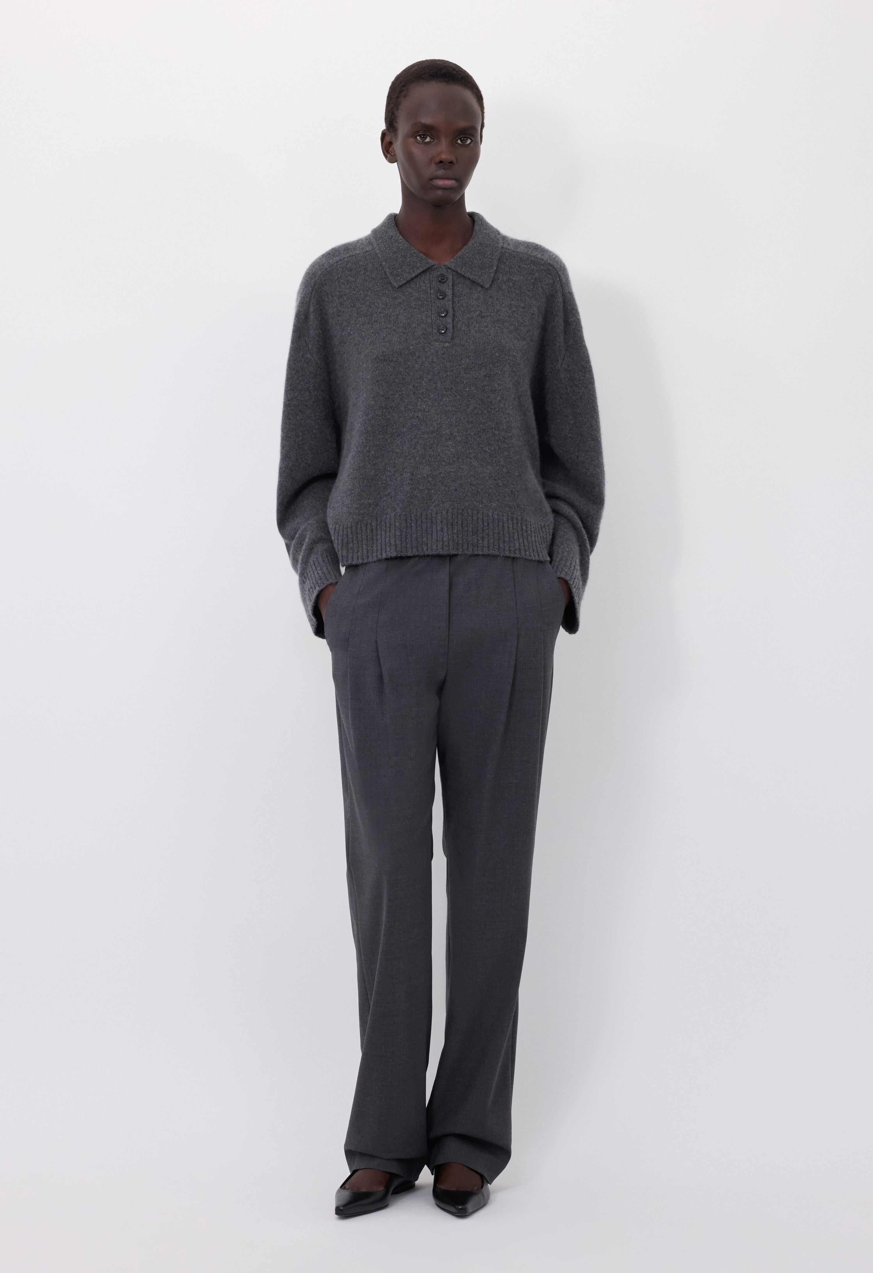 HOMERE LDS Cashmere polo