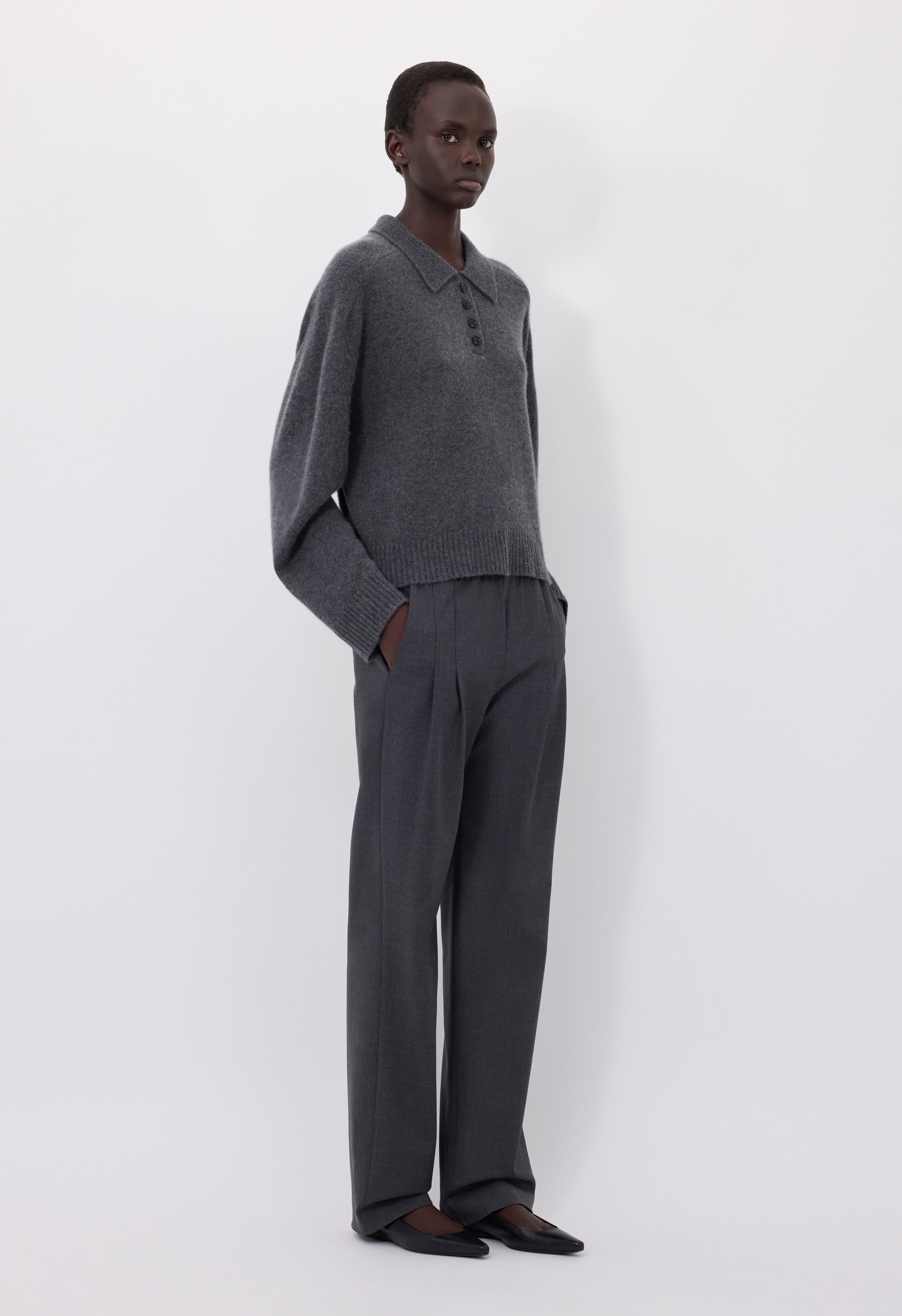 HOMERE LDS Cashmere polo