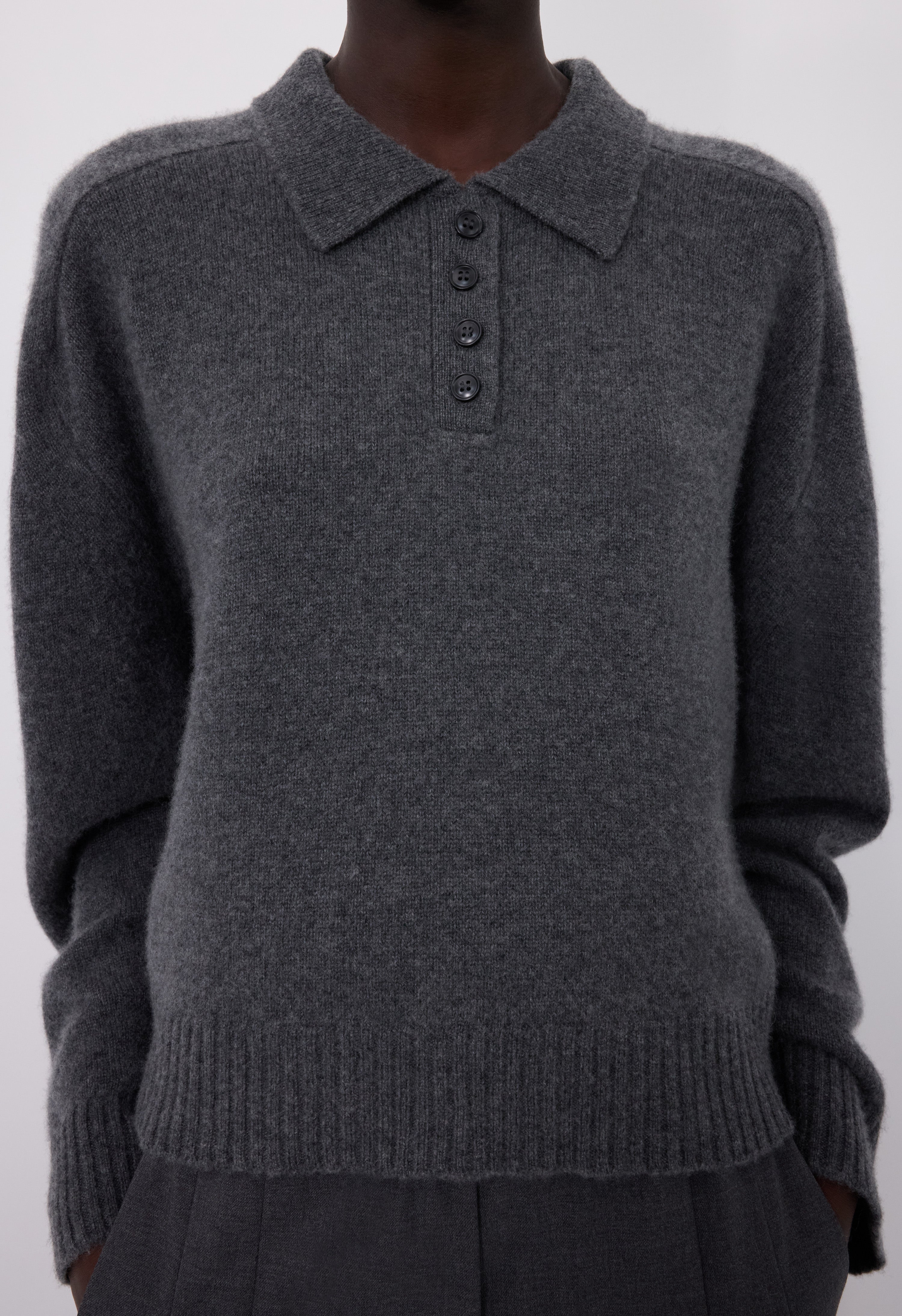 HOMERE LDS Cashmere polo