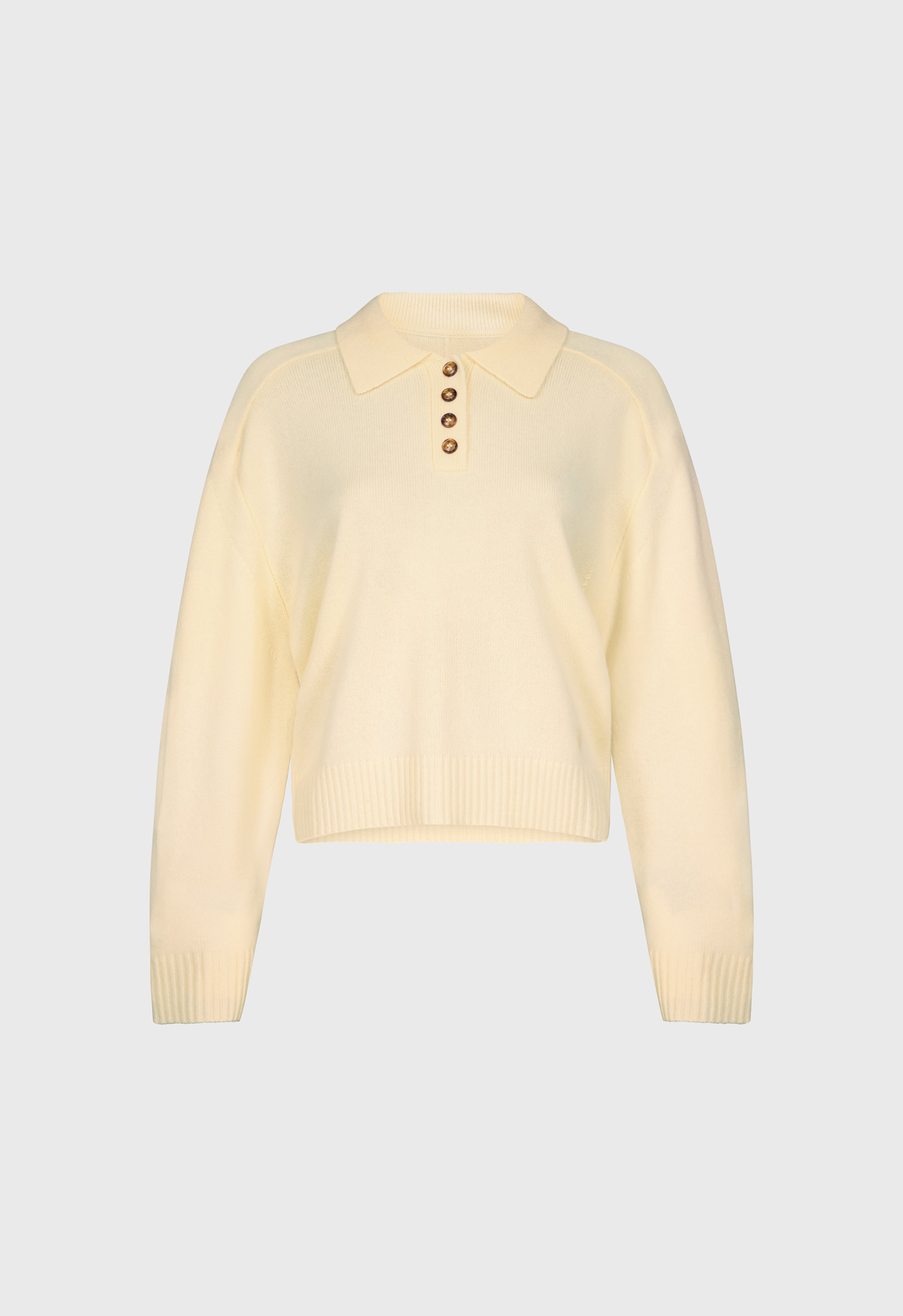 HOMERE LDS Cashmere polo sweater